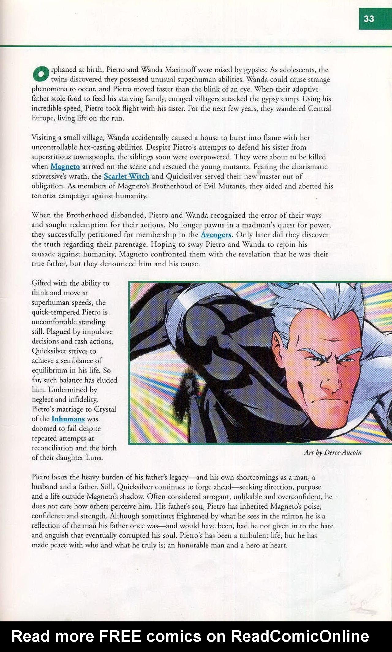 Read online Marvel Encyclopedia comic -  Issue # TPB 1 - 31