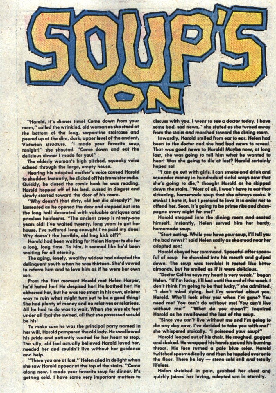 Read online Scary Tales comic -  Issue #18 - 29