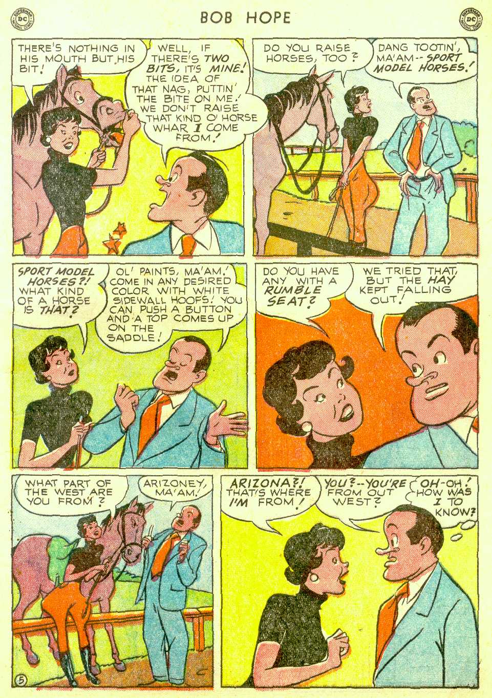 Read online The Adventures of Bob Hope comic -  Issue #6 - 7