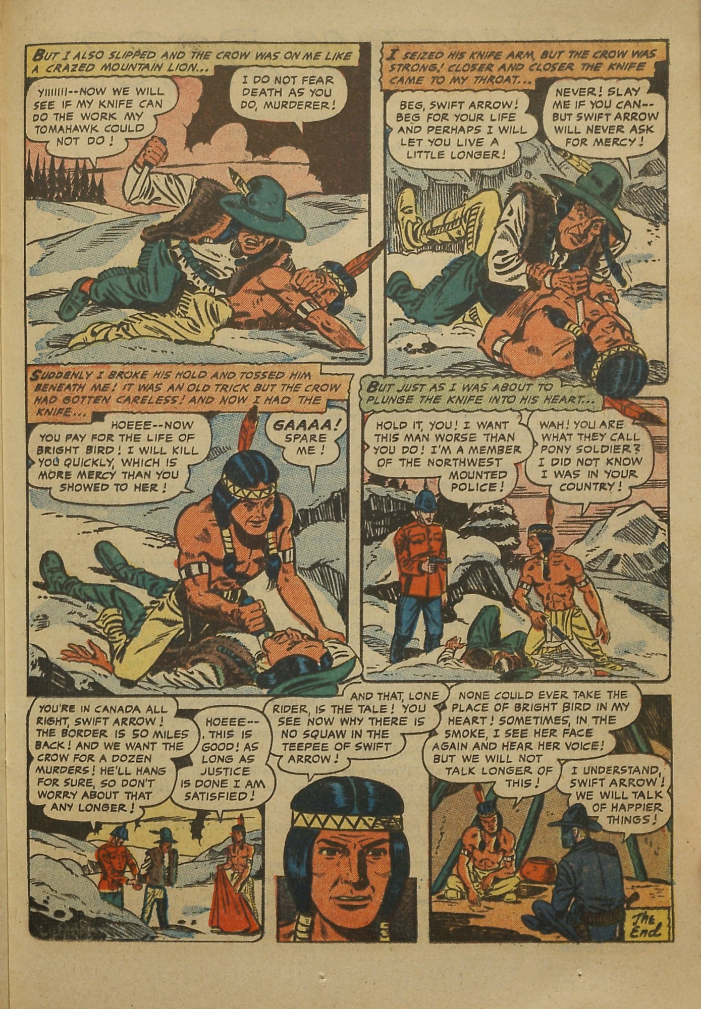 Read online Swift Arrow (1954) comic -  Issue #4 - 25