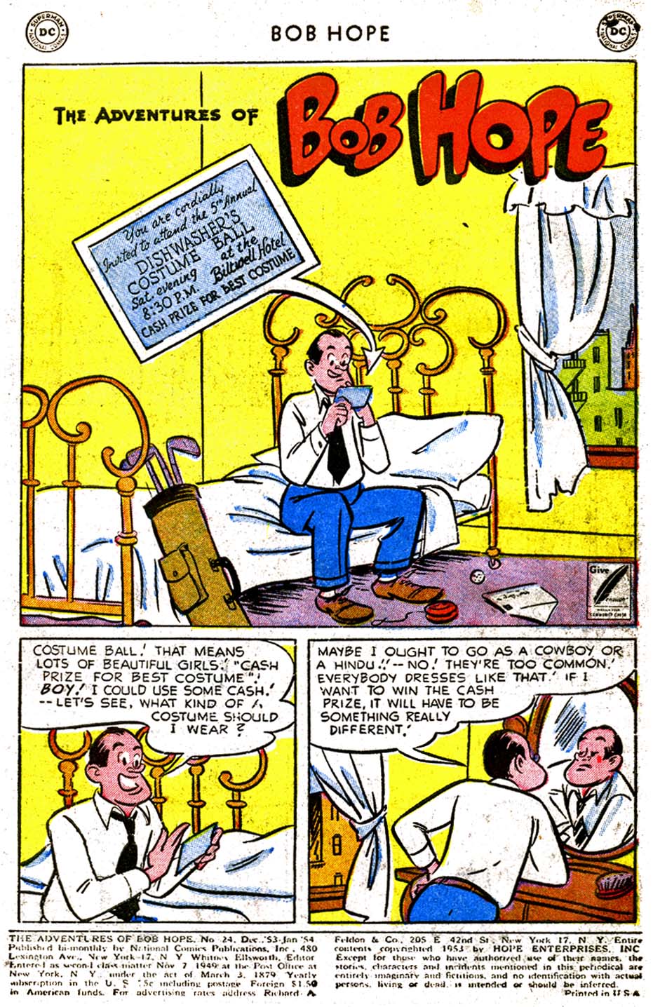 Read online The Adventures of Bob Hope comic -  Issue #24 - 3