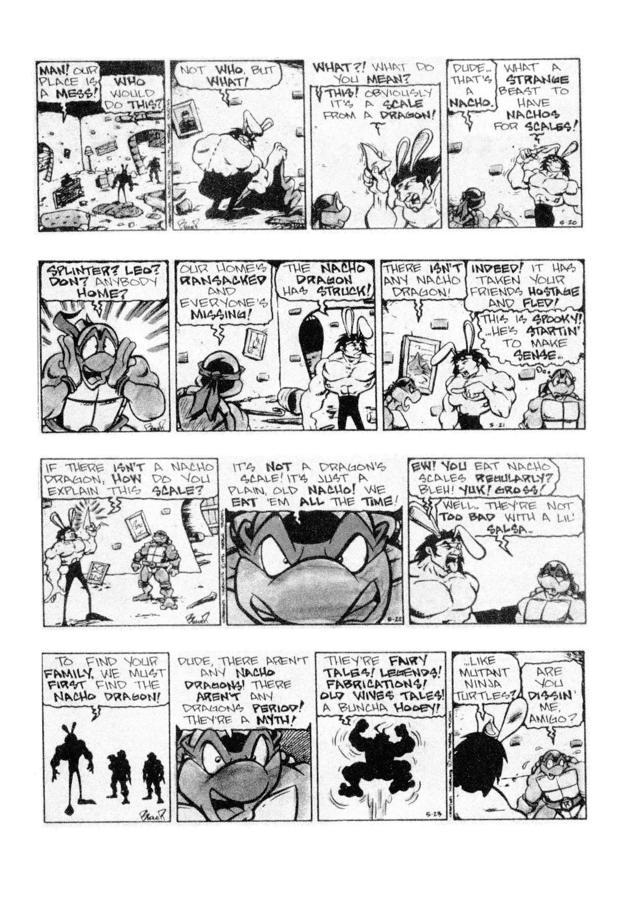 Read online Teenage Mutant Ninja Turtles: Complete Newspaper Daily Comic Strip Collection comic -  Issue # TPB 3 (Part 2) - 61