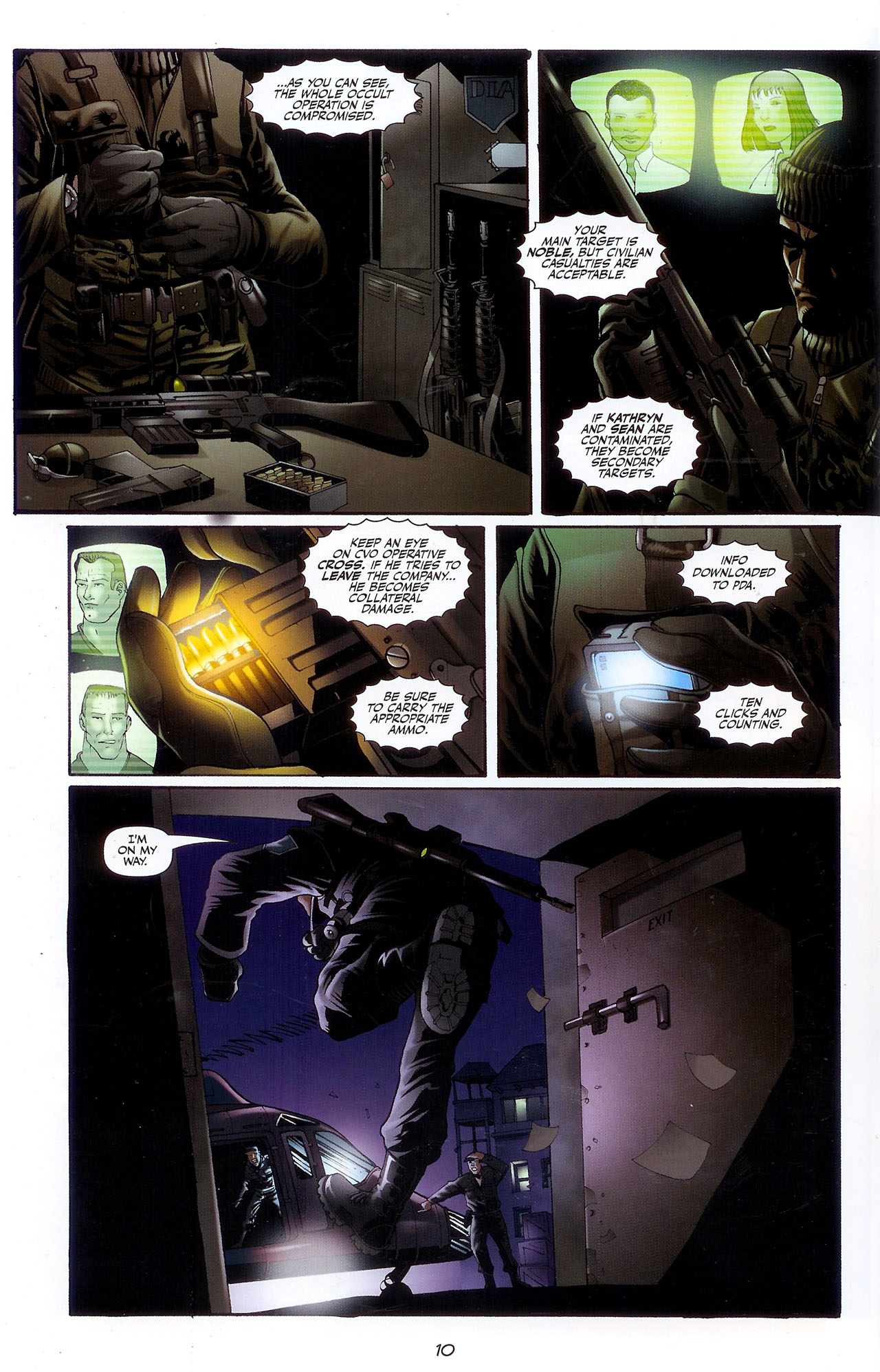 Read online CVO: Covert Vampiric Operations - African Blood comic -  Issue #4 - 12