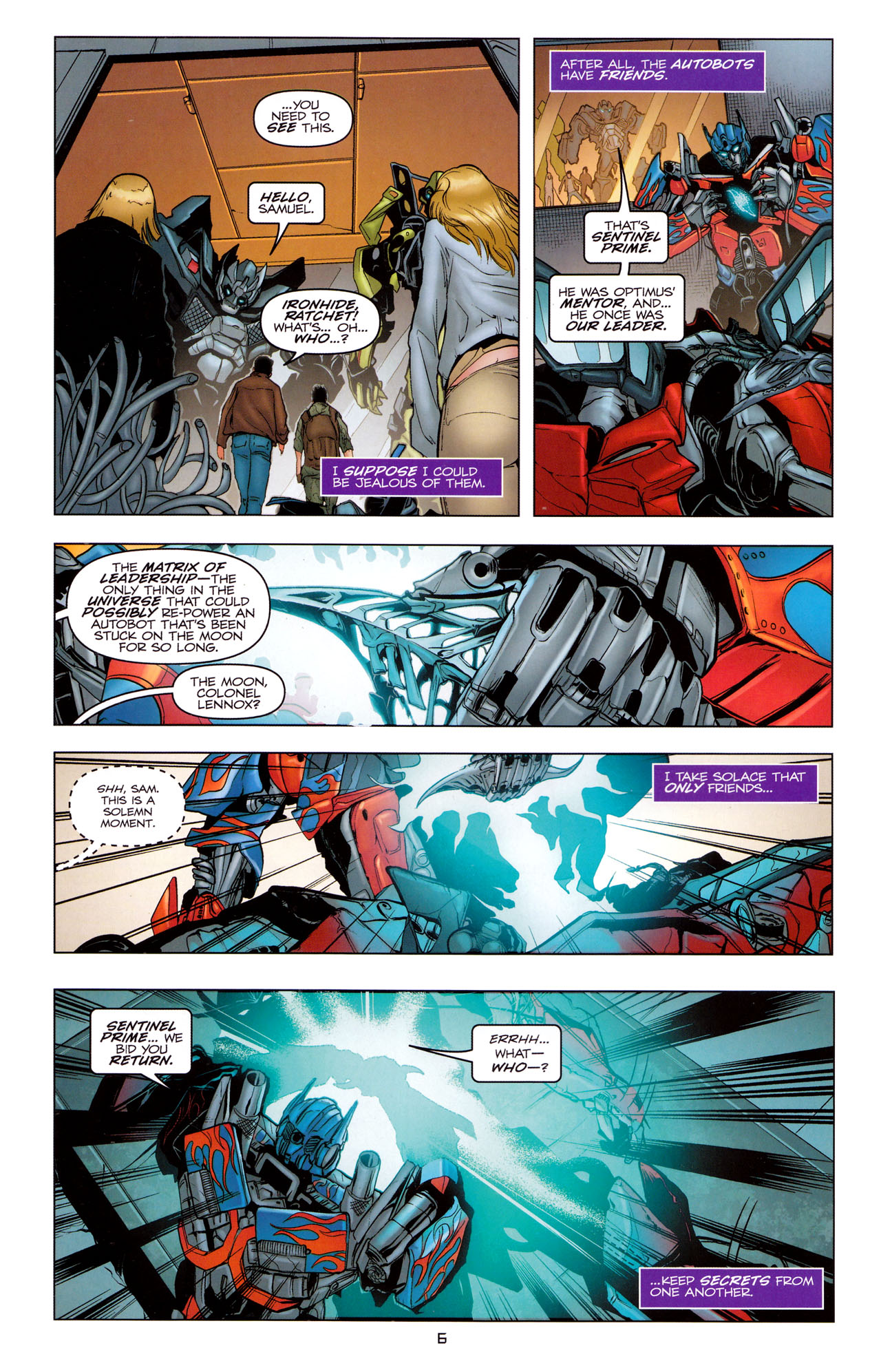 Read online Transformers: Dark of the Moon Movie Adaptation comic -  Issue #2 - 8