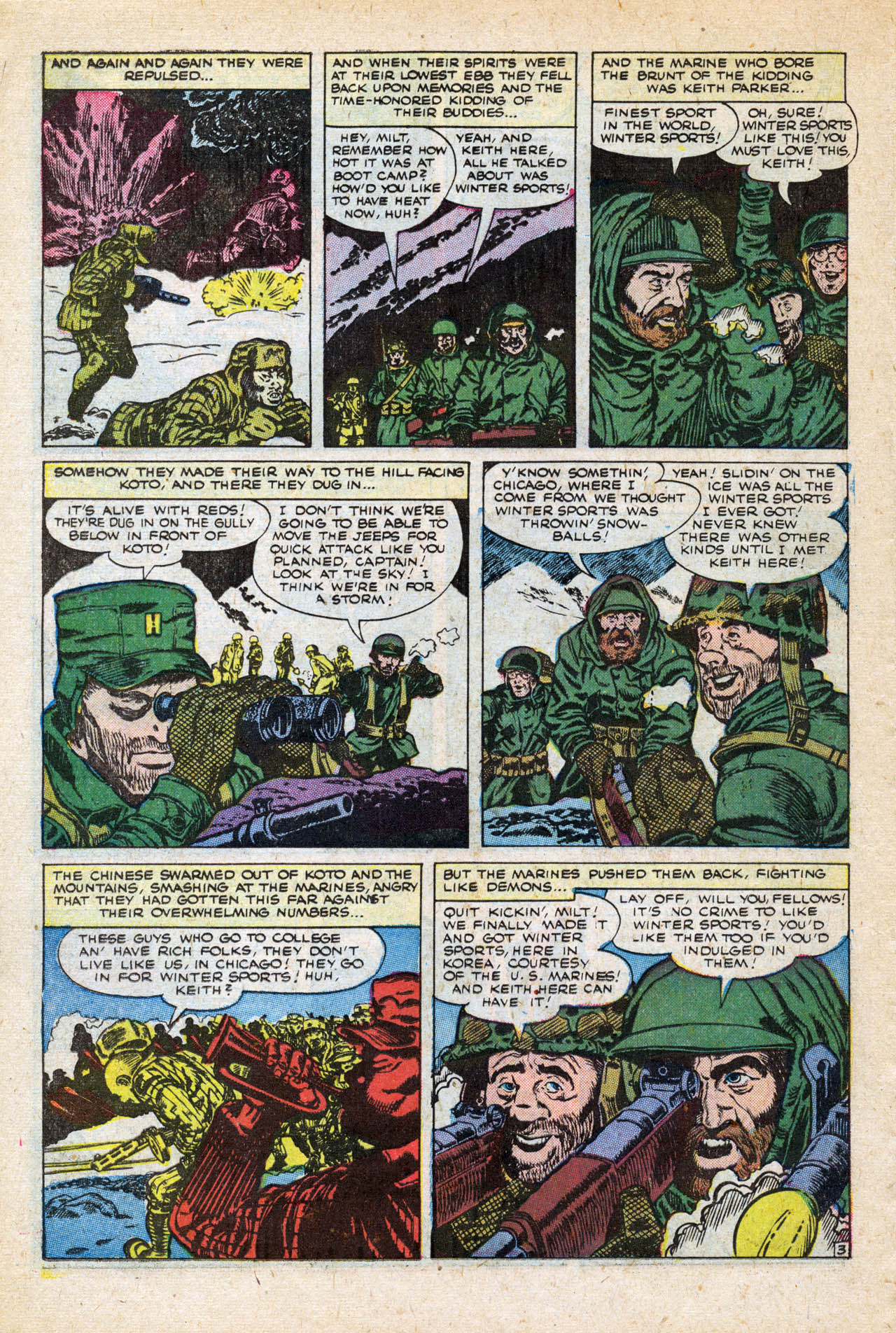 Read online Marines in Action comic -  Issue #5 - 22