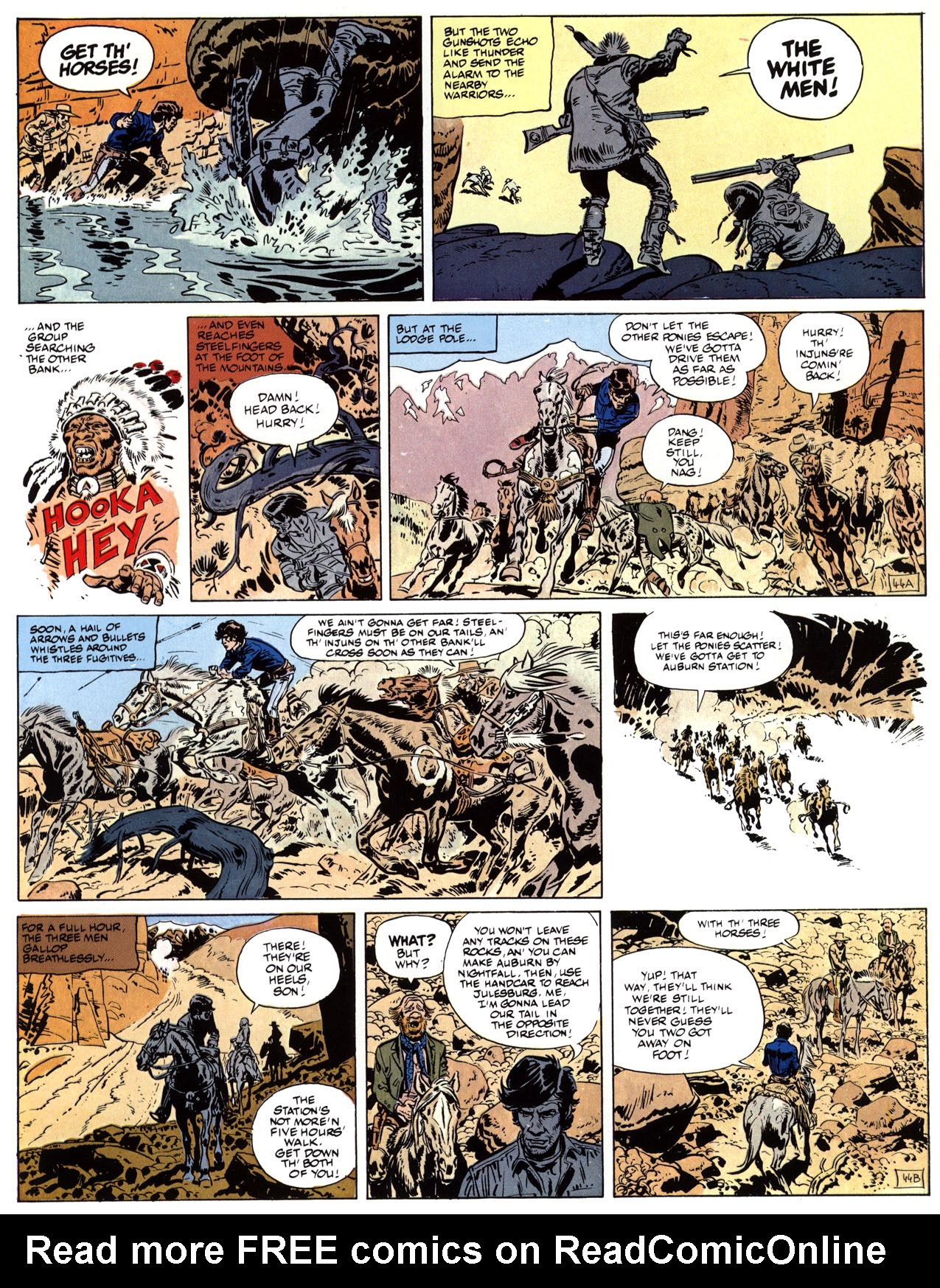 Read online Epic Graphic Novel: Lieutenant Blueberry comic -  Issue #2 - 48
