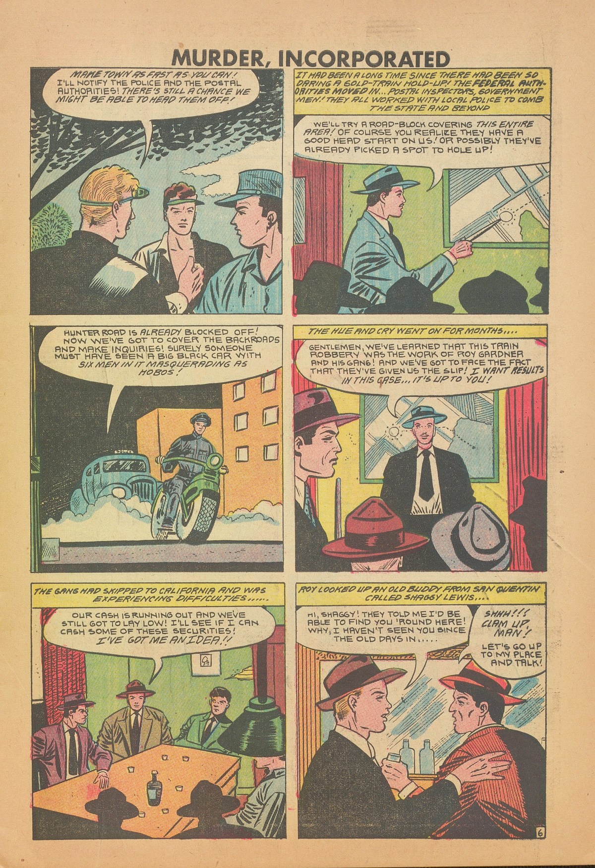 Read online Murder Incorporated (1950) comic -  Issue #2 - 7