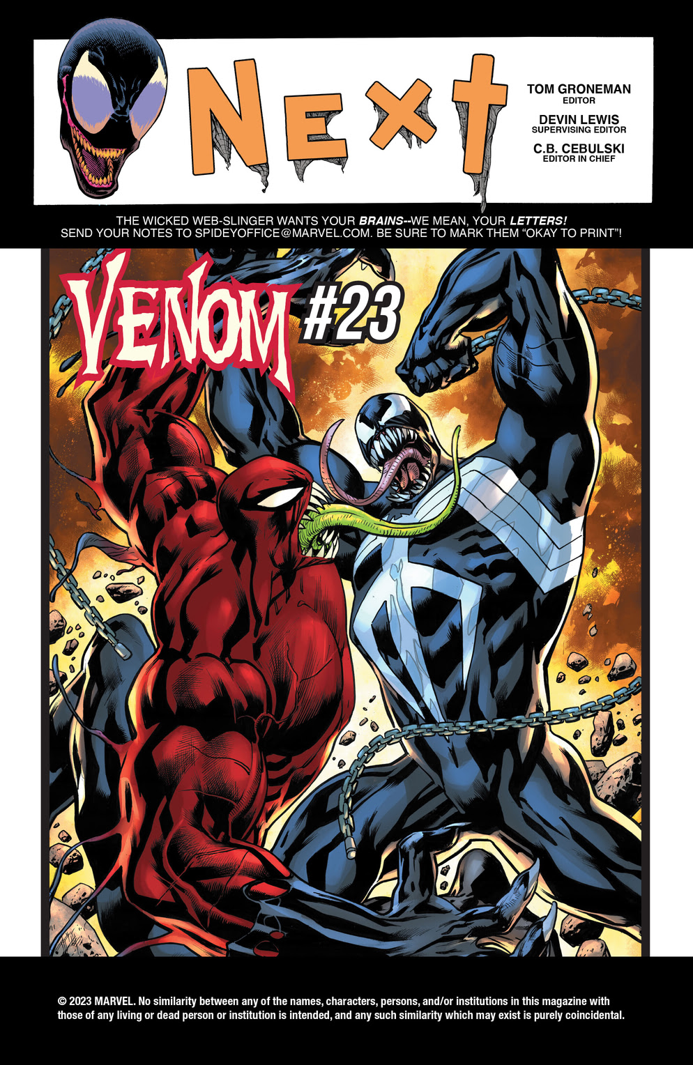 Read online Venom: Lethal Protector ll comic -  Issue #5 - 23