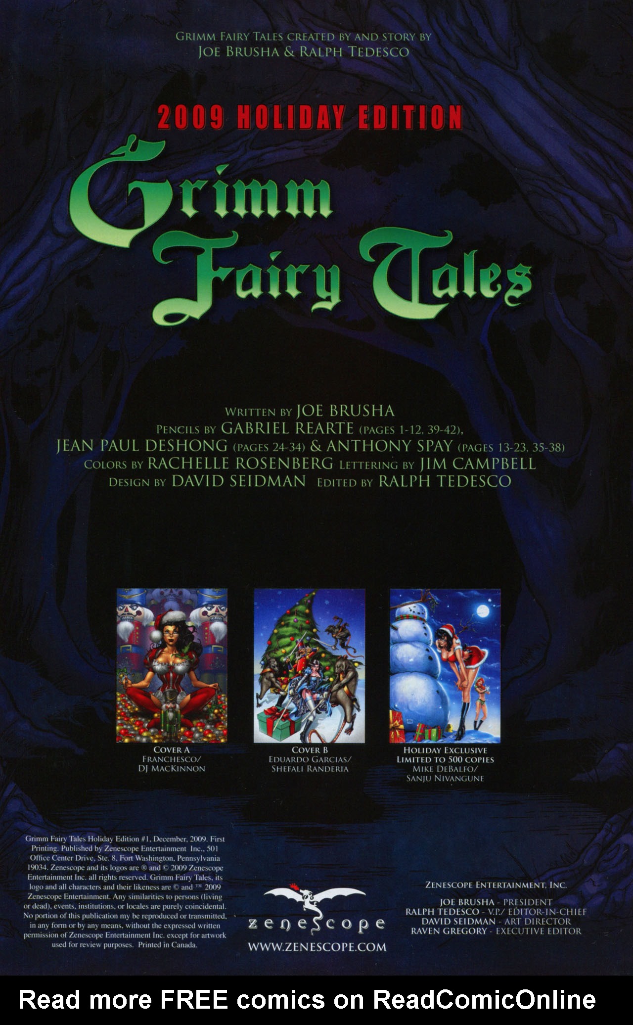 Read online Grimm Fairy Tales: Holiday Editions comic -  Issue #1 - 2