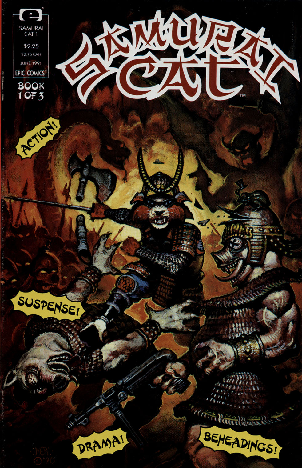 Read online Samurai Cat comic -  Issue #1 - 1