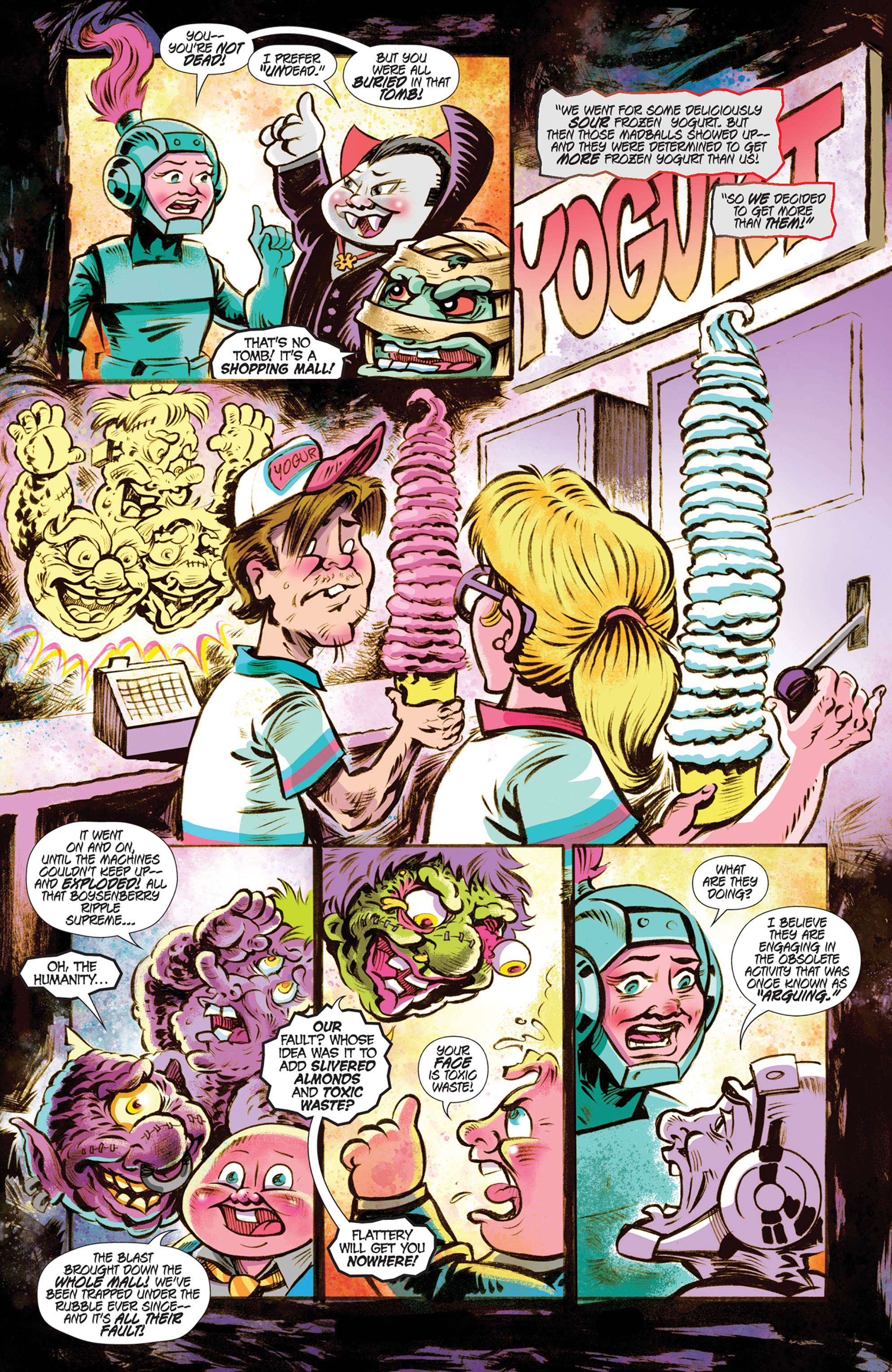 Read online Madballs vs Garbage Pail Kids – Time Again, Slime Again comic -  Issue #4 - 17