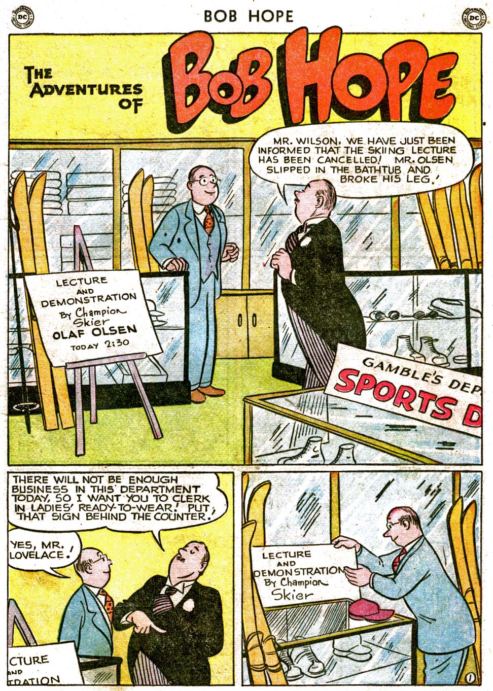 Read online The Adventures of Bob Hope comic -  Issue #1 - 17