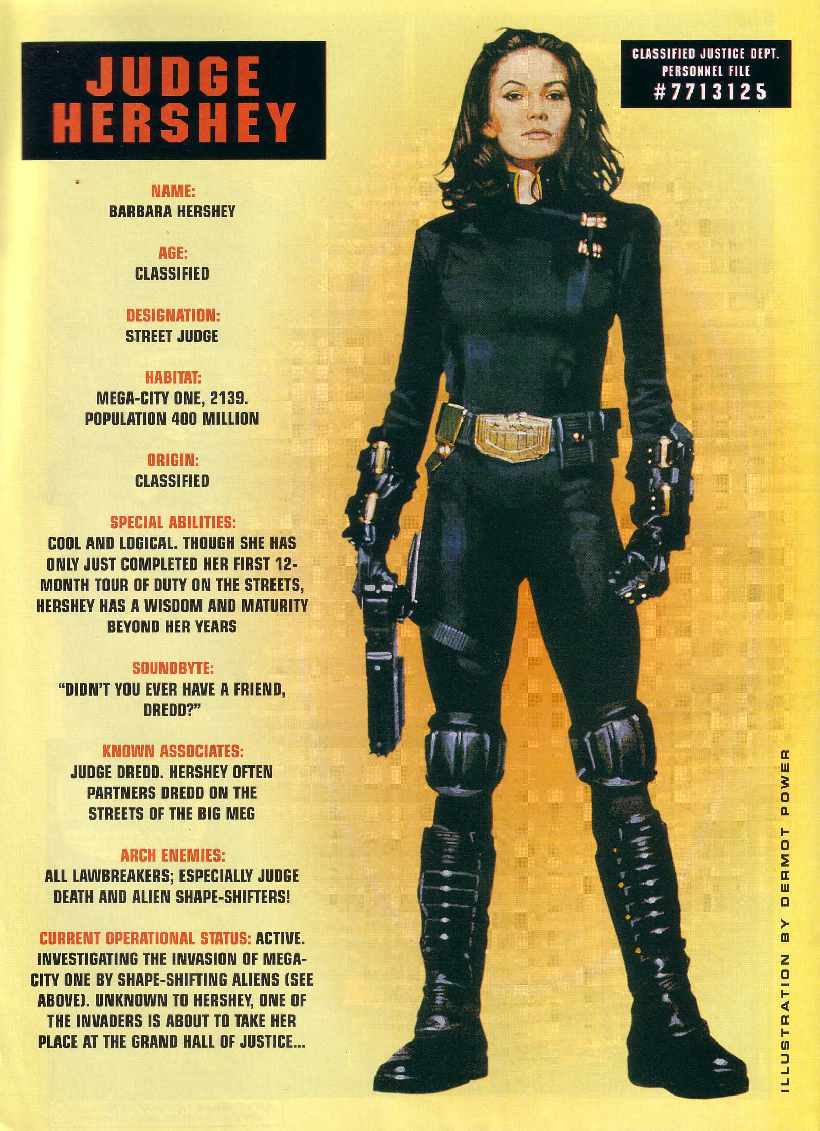 Read online Judge Dredd Lawman of the Future comic -  Issue #21 - 23