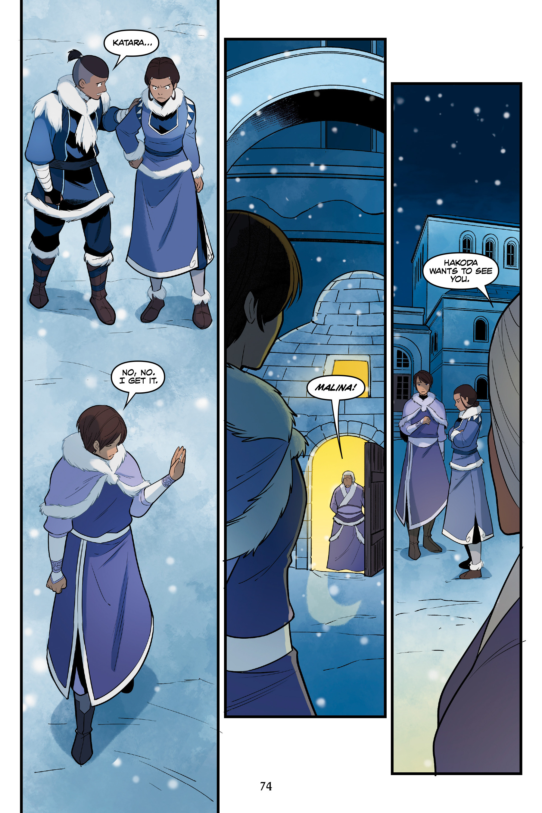 Read online Nickelodeon Avatar: The Last Airbender - North and South comic -  Issue #2 - 74