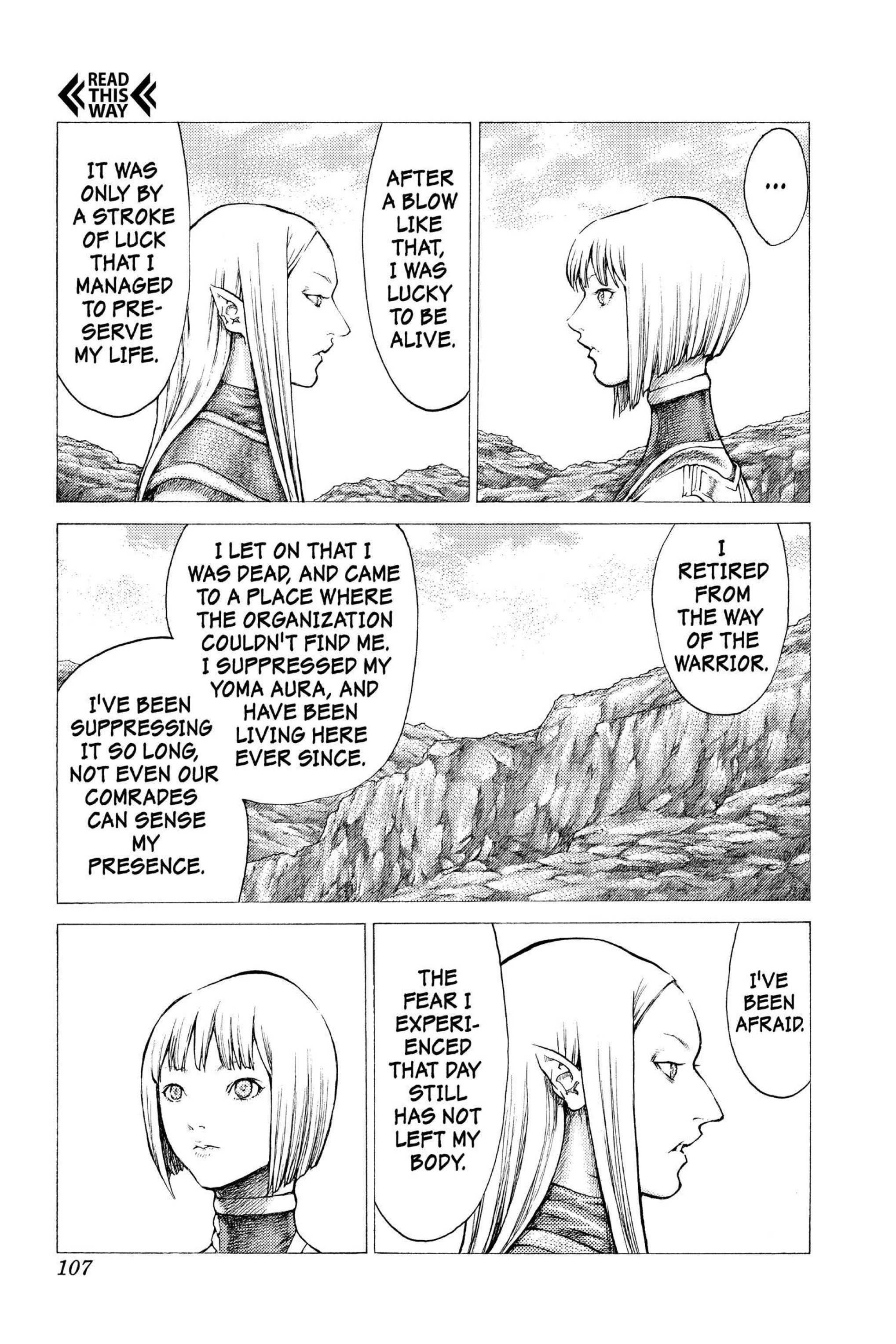 Read online Claymore comic -  Issue #7 - 100