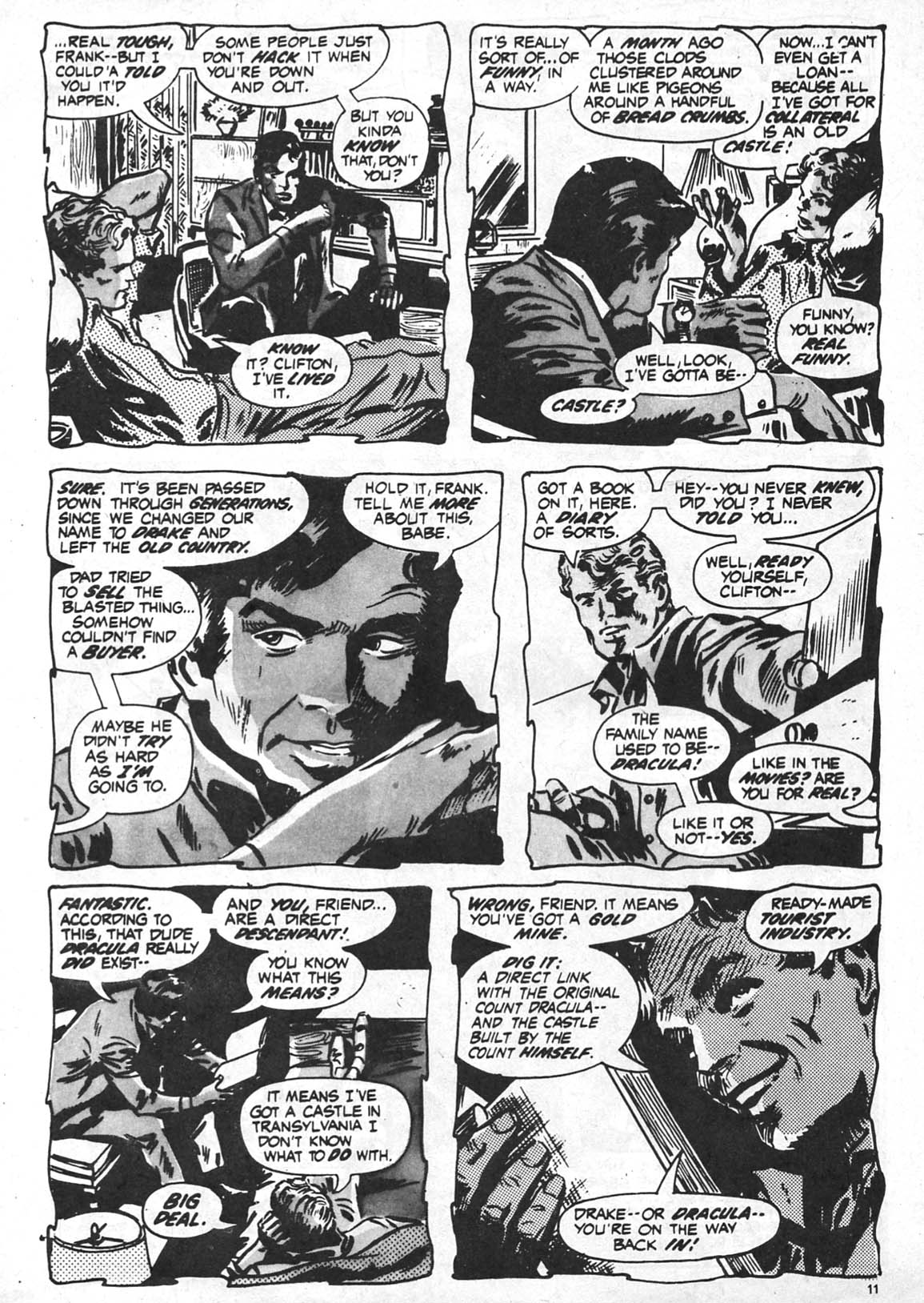 Read online Dracula Lives (1974) comic -  Issue #1 - 11