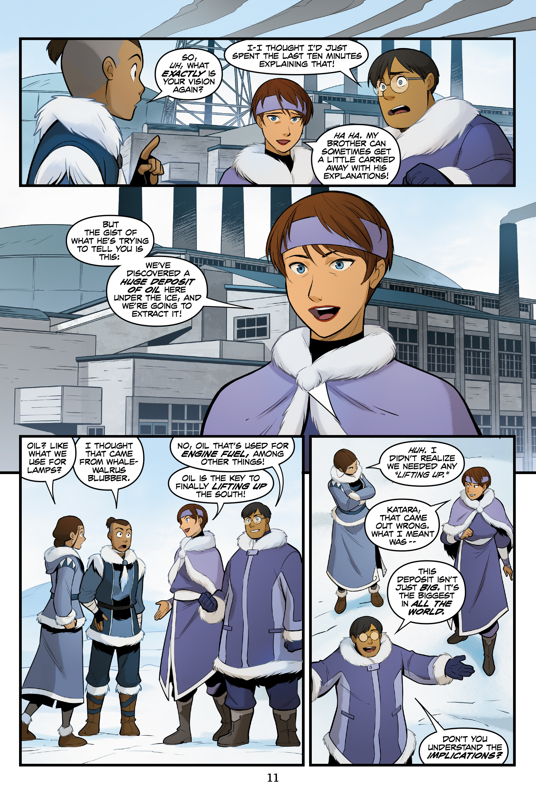 Read online Nickelodeon Avatar: The Last Airbender - North and South comic -  Issue #2 - 13