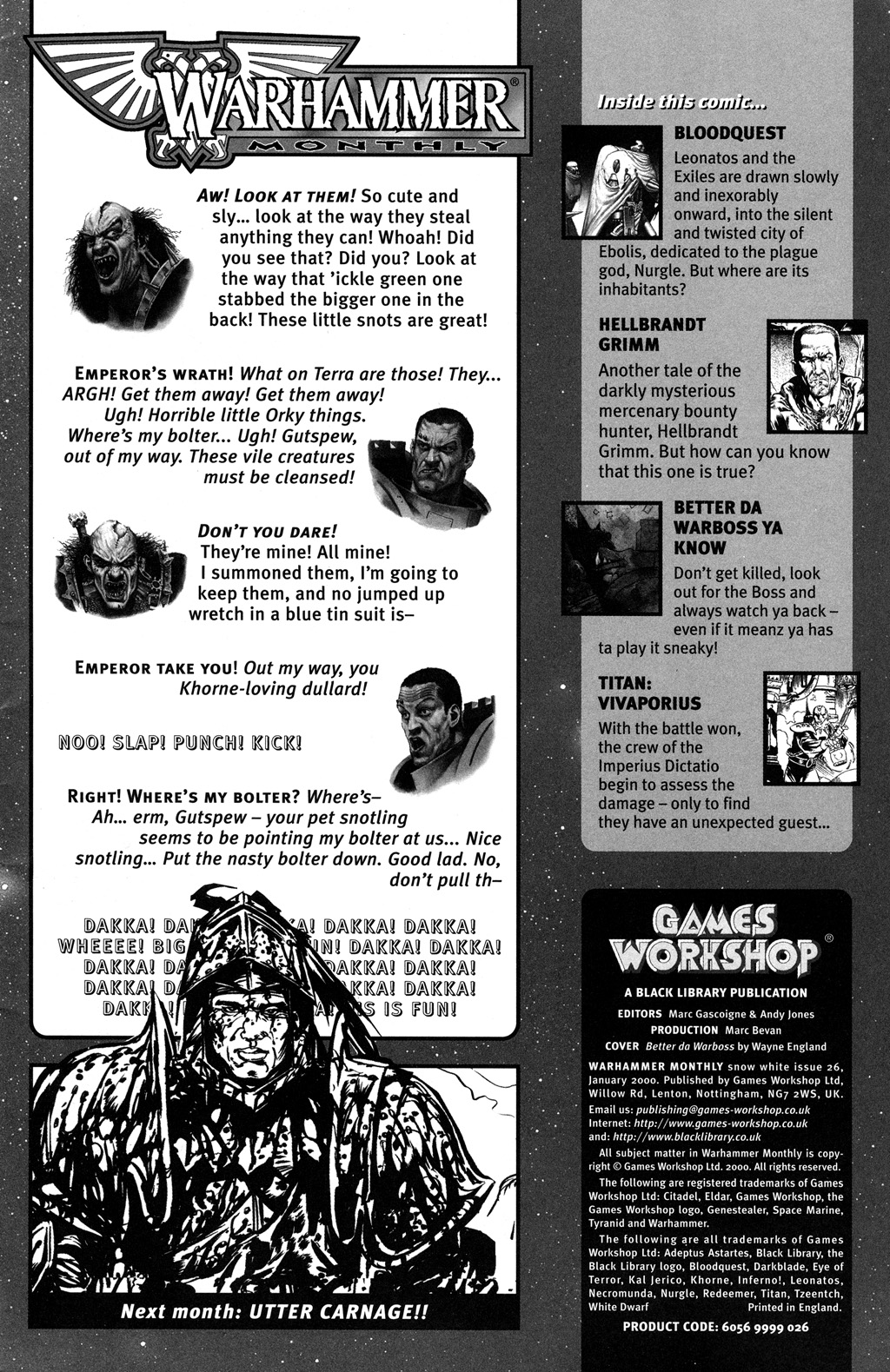 Read online Warhammer Monthly comic -  Issue #26 - 2