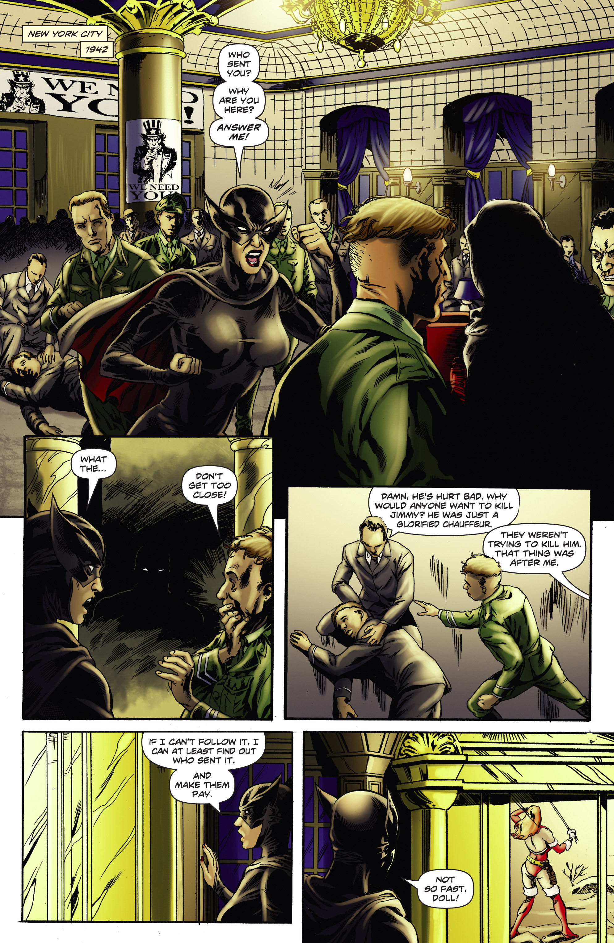 Read online Swords of Sorrow, Miss Fury & Lady Rawhide comic -  Issue # Full - 6