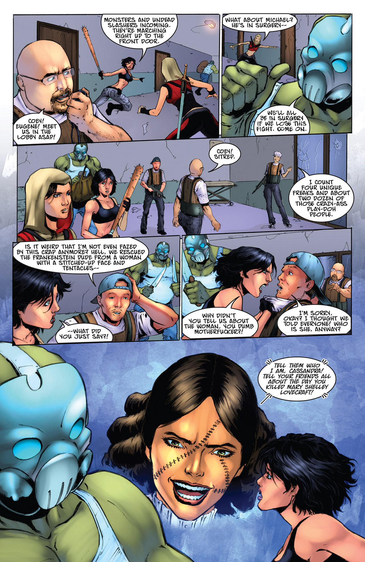 Read online Hack/Slash/Eva Monster's Ball comic -  Issue # _TPB - 82