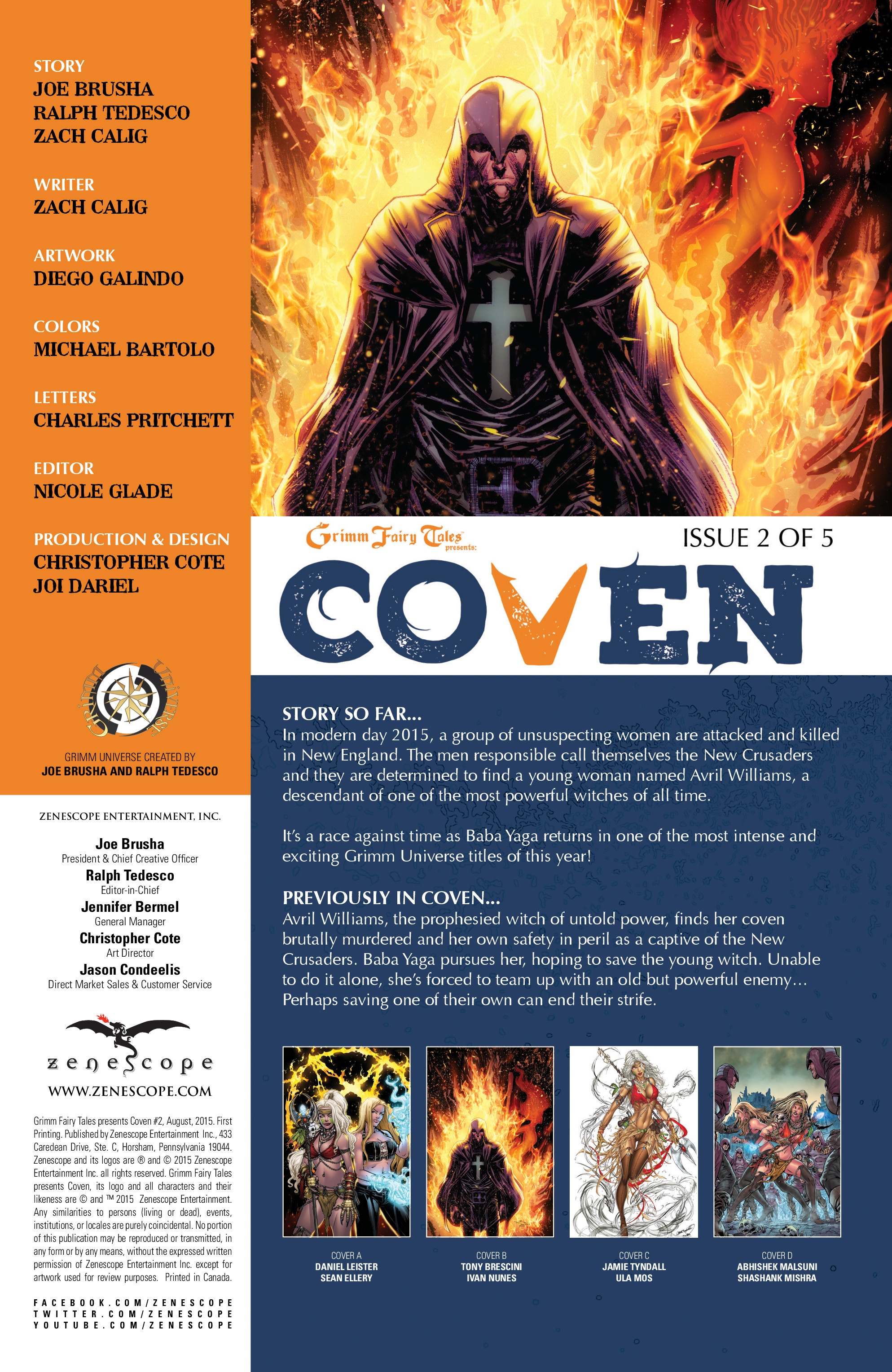 Read online Grimm Fairy Tales presents Coven comic -  Issue #2 - 2