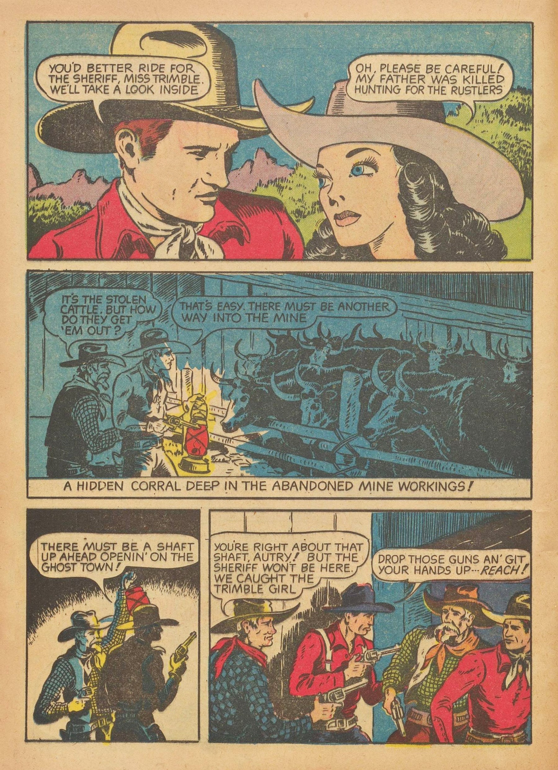 Read online Gene Autry Comics comic -  Issue #2 - 38