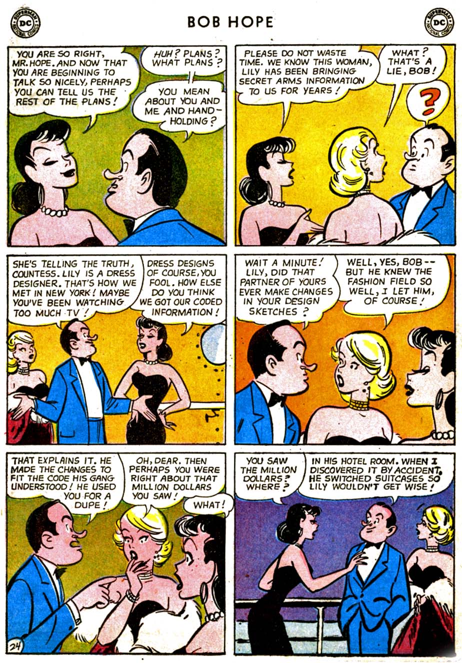 Read online The Adventures of Bob Hope comic -  Issue #66 - 30