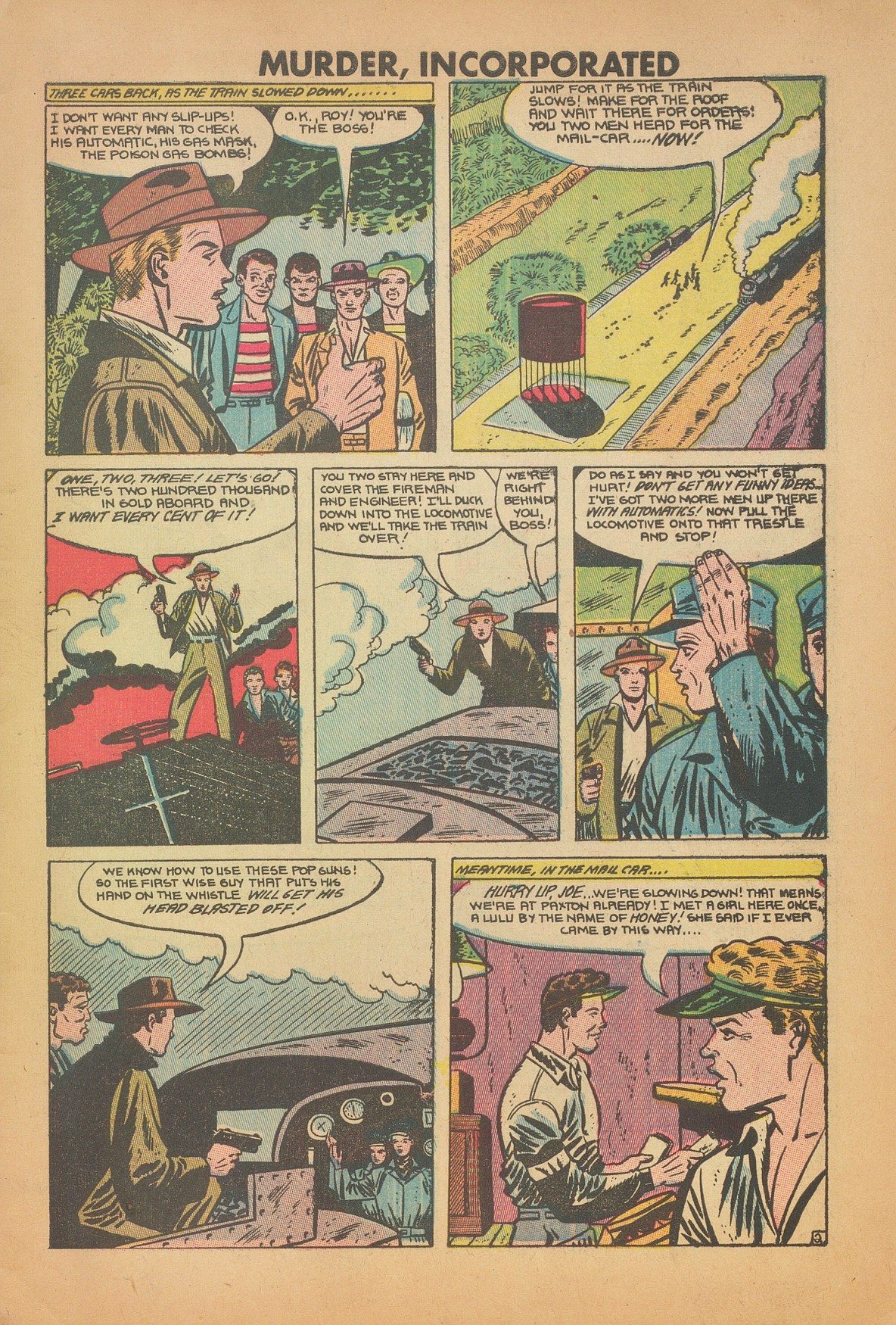 Read online Murder Incorporated (1950) comic -  Issue #2 - 3