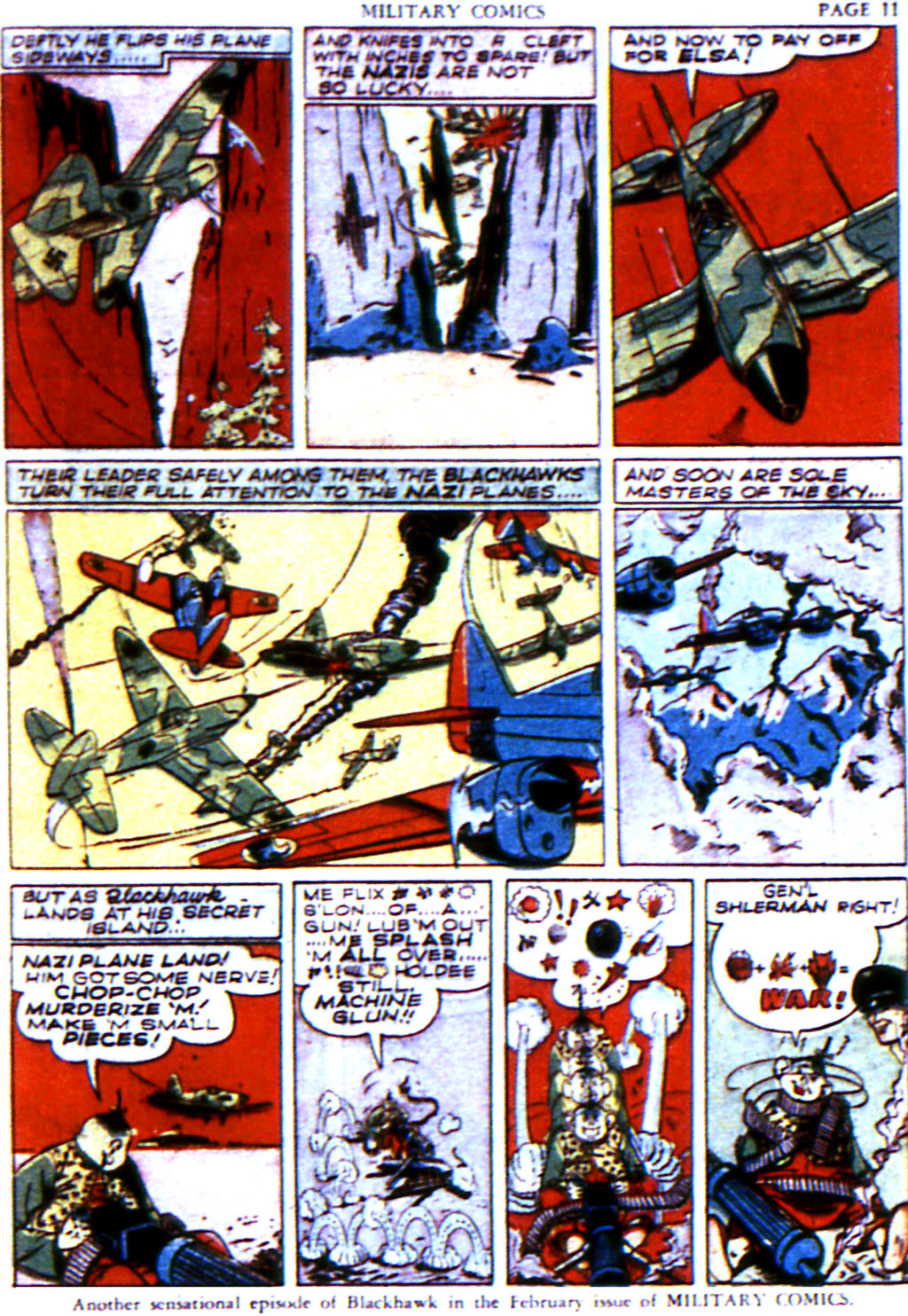 Read online Military Comics comic -  Issue #6 - 13