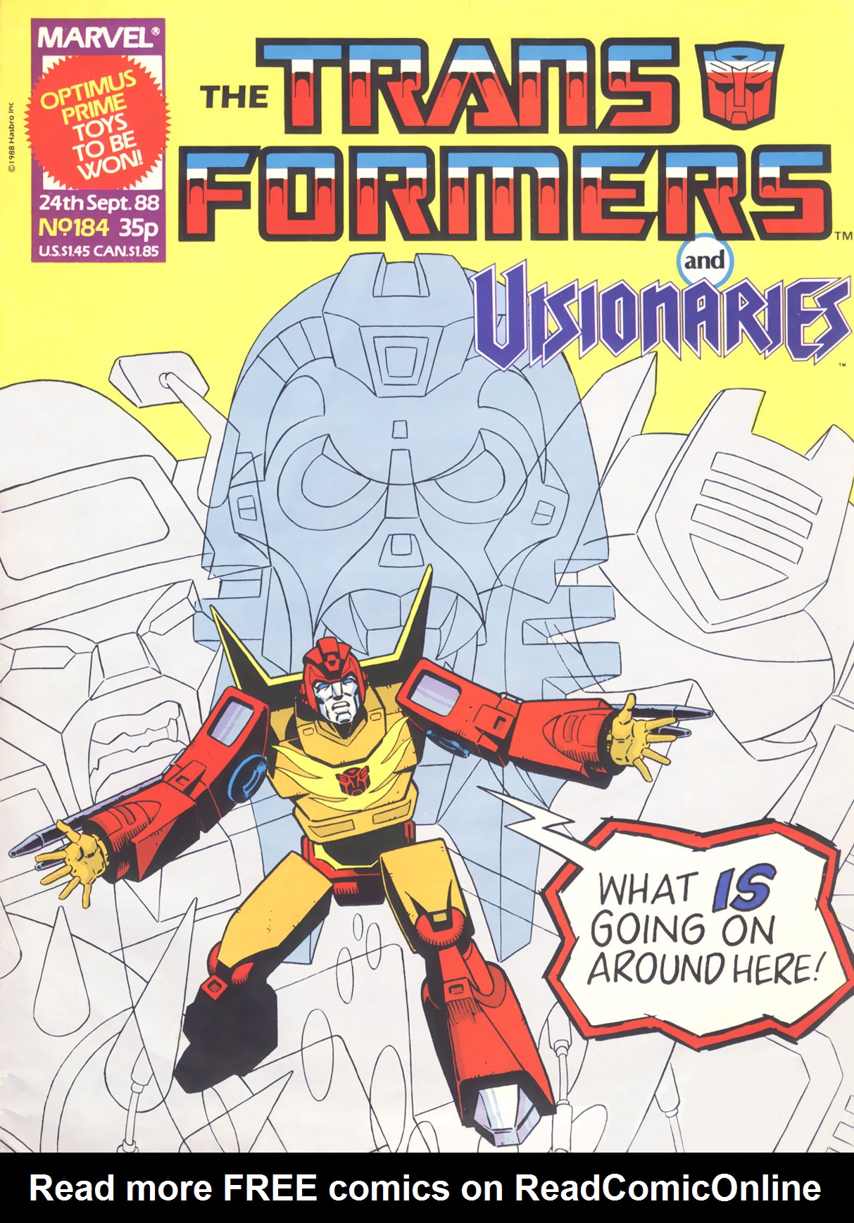 Read online The Transformers (UK) comic -  Issue #184 - 1