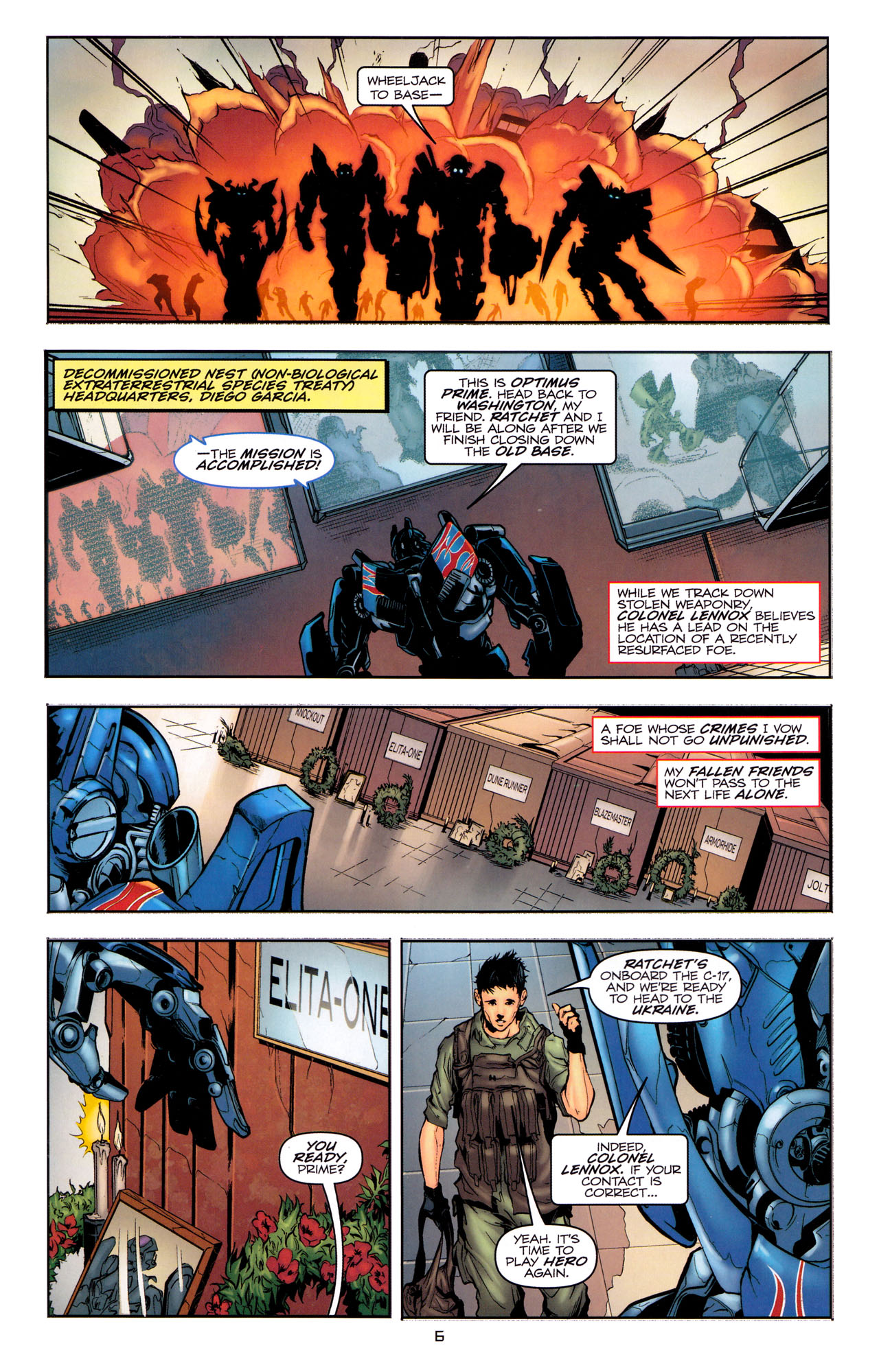 Read online Transformers: Dark of the Moon Movie Adaptation comic -  Issue #1 - 8