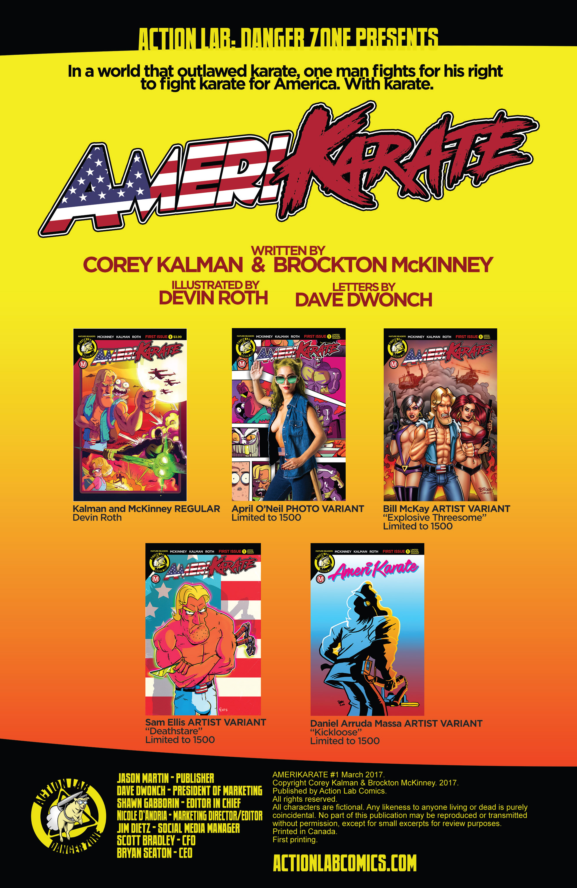 Read online AmeriKarate comic -  Issue #1 - 2