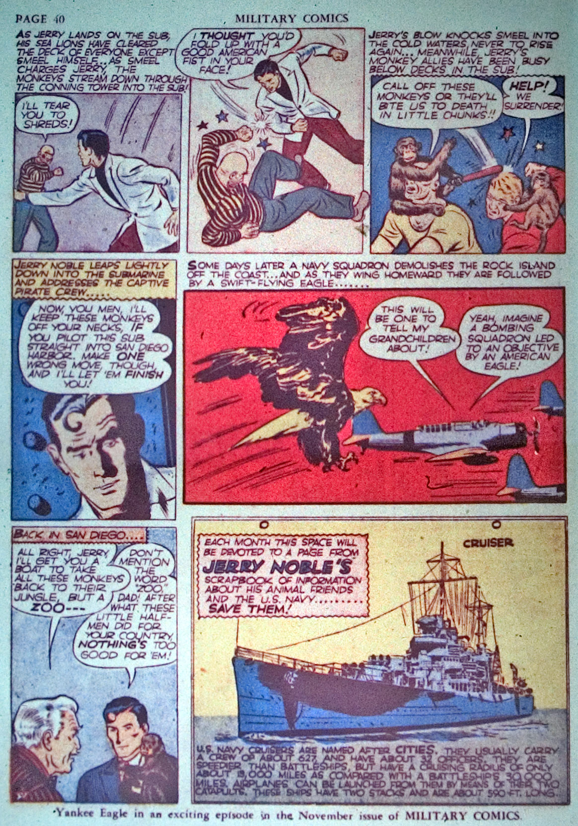 Read online Military Comics comic -  Issue #3 - 42