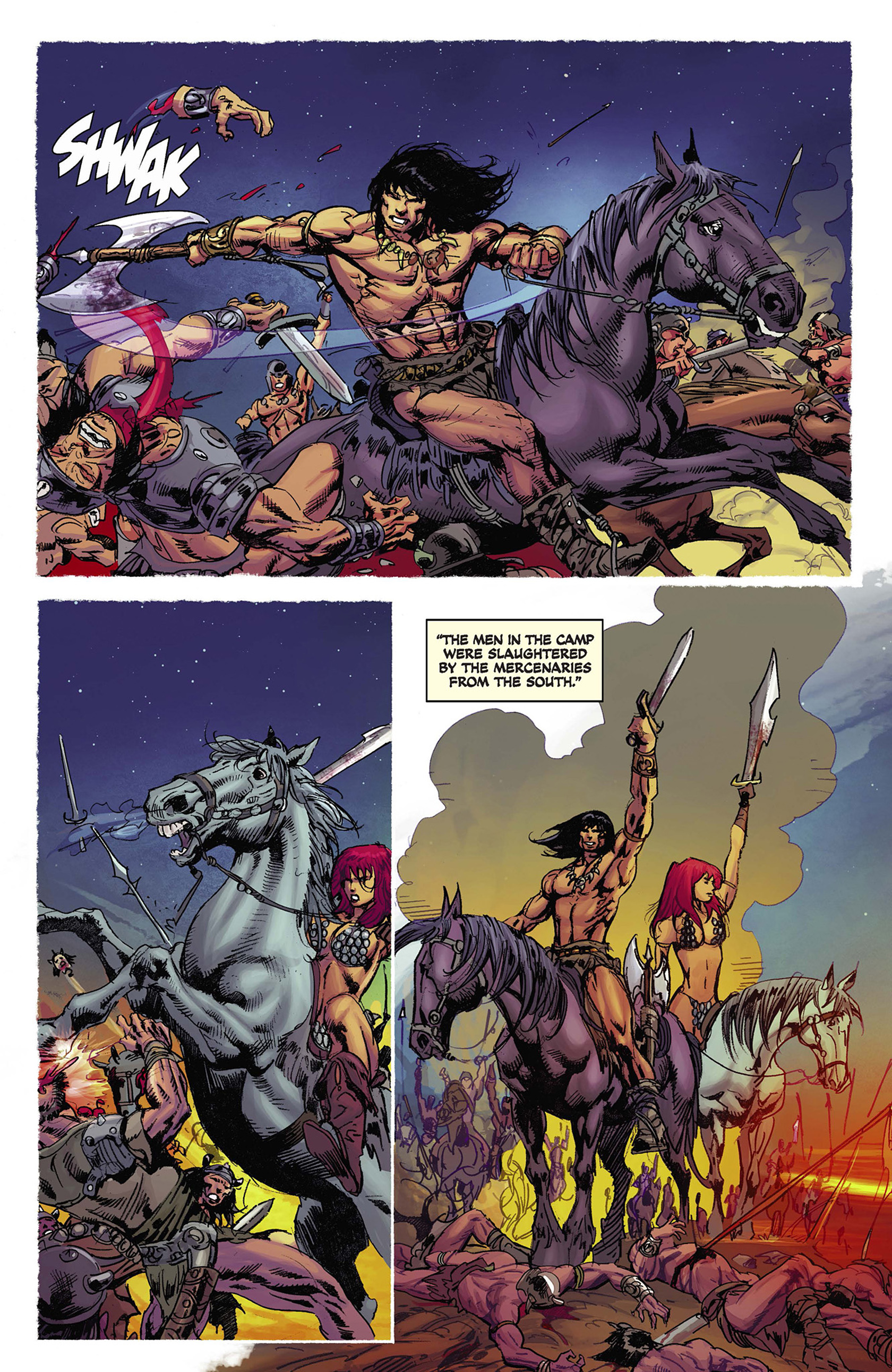 Read online Red Sonja/Conan comic -  Issue #2 - 9