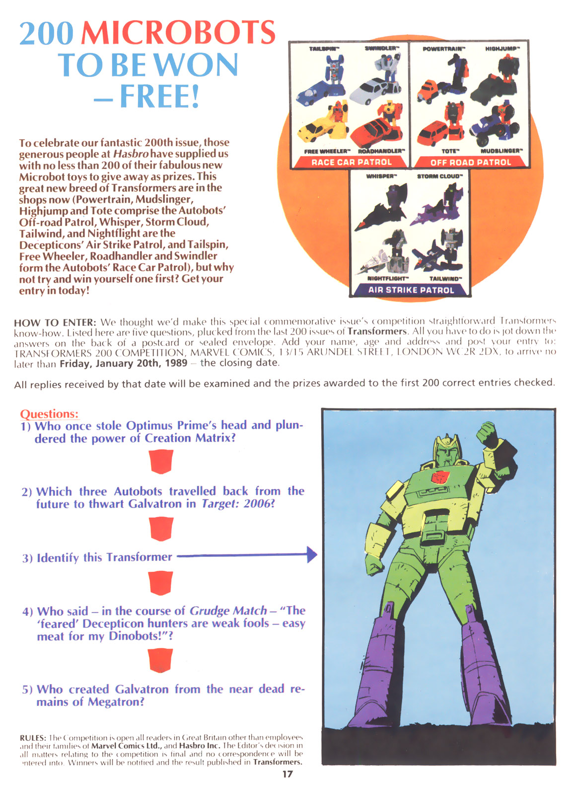 Read online The Transformers (UK) comic -  Issue #200 - 13