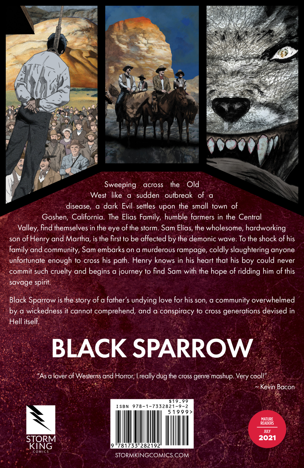 Read online John Carpenter's Night Terrors comic -  Issue # Black Sparrow - 144