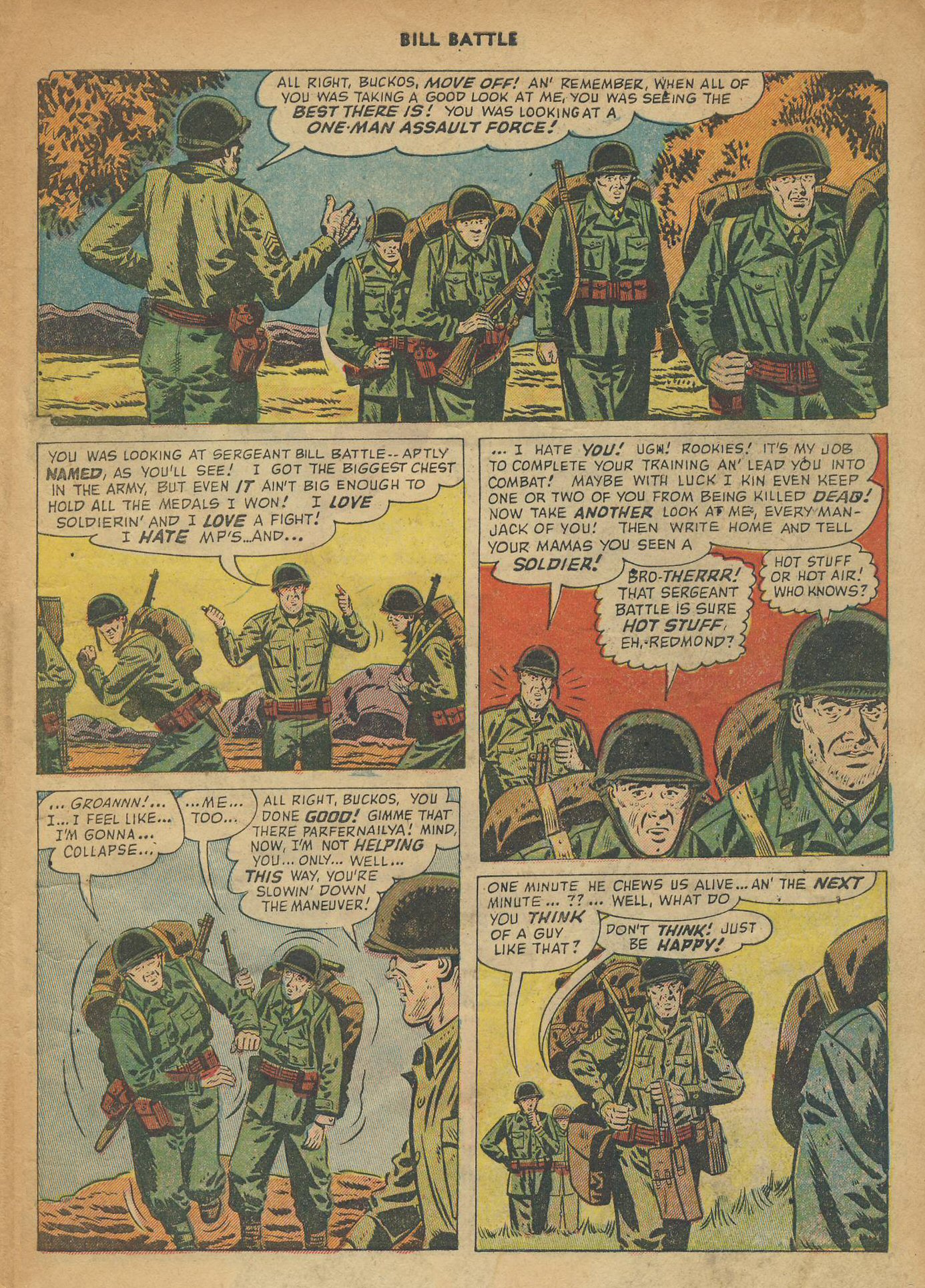 Read online Bill Battle: The One Man Army comic -  Issue #1 - 7