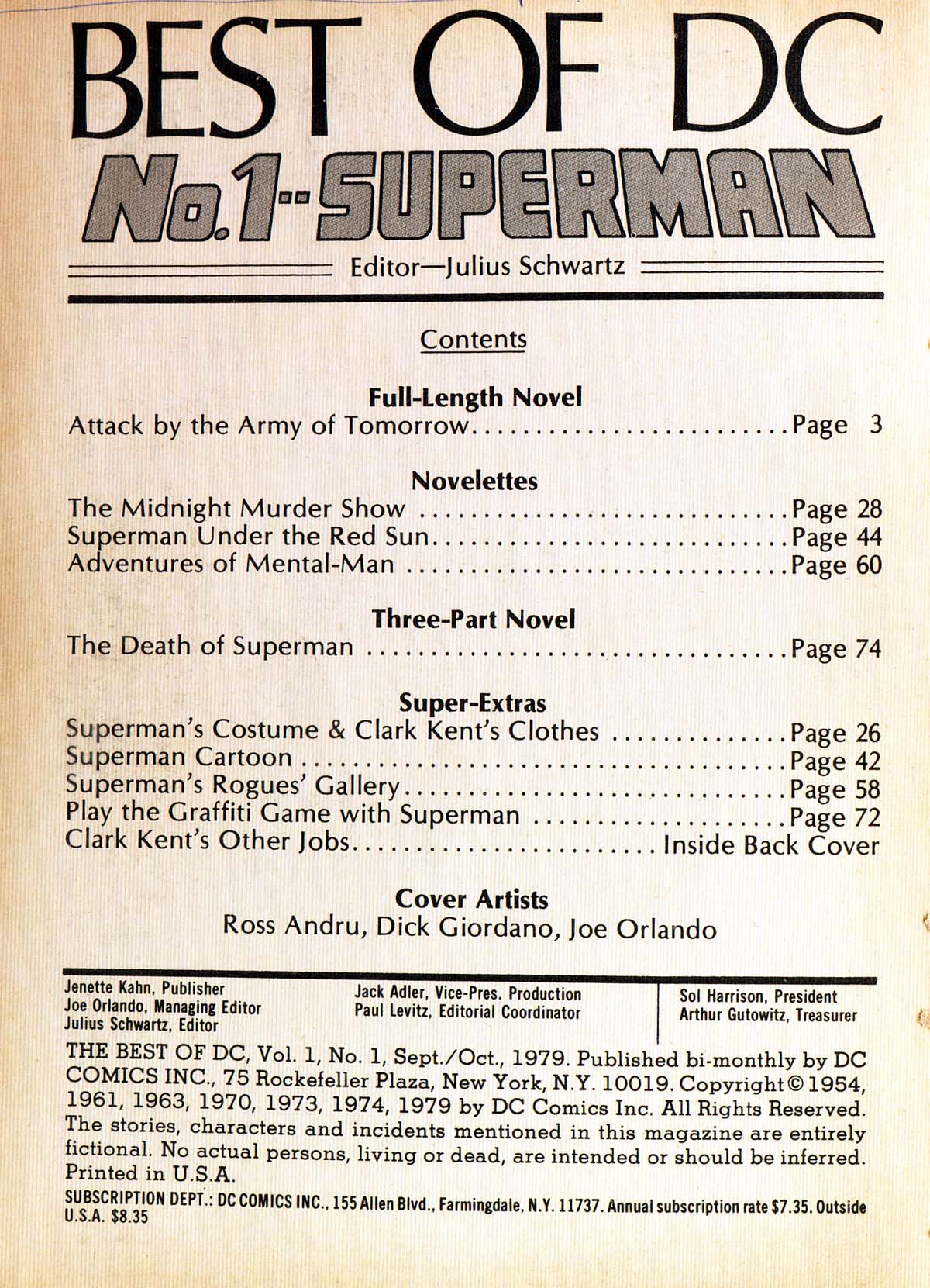 Read online The Best of DC comic -  Issue #1 - 2