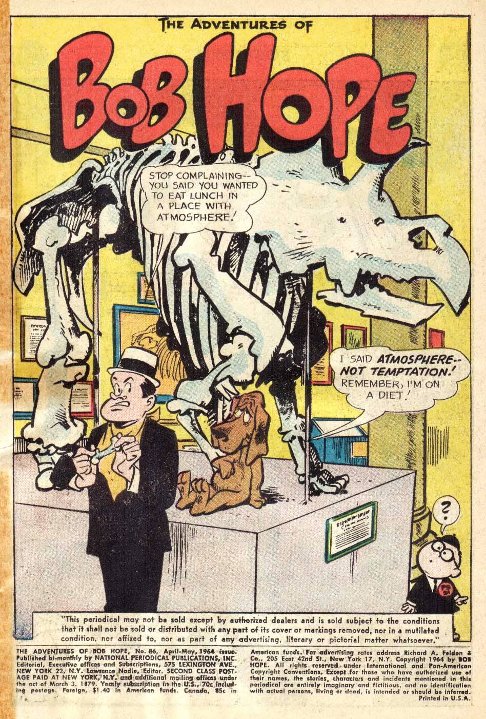Read online The Adventures of Bob Hope comic -  Issue #86 - 3