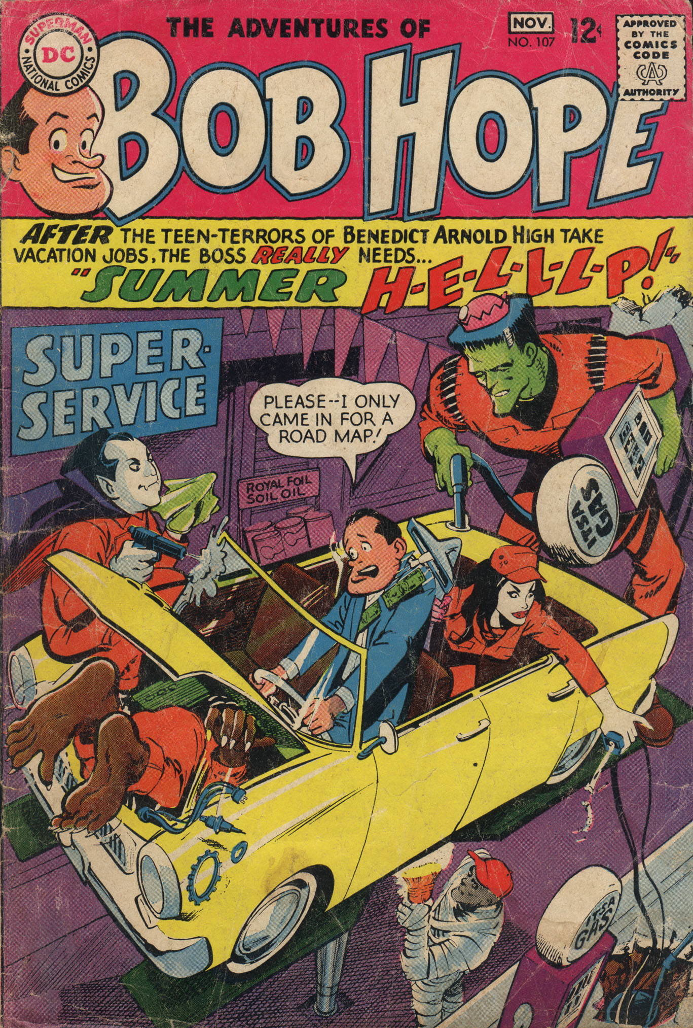 Read online The Adventures of Bob Hope comic -  Issue #107 - 1