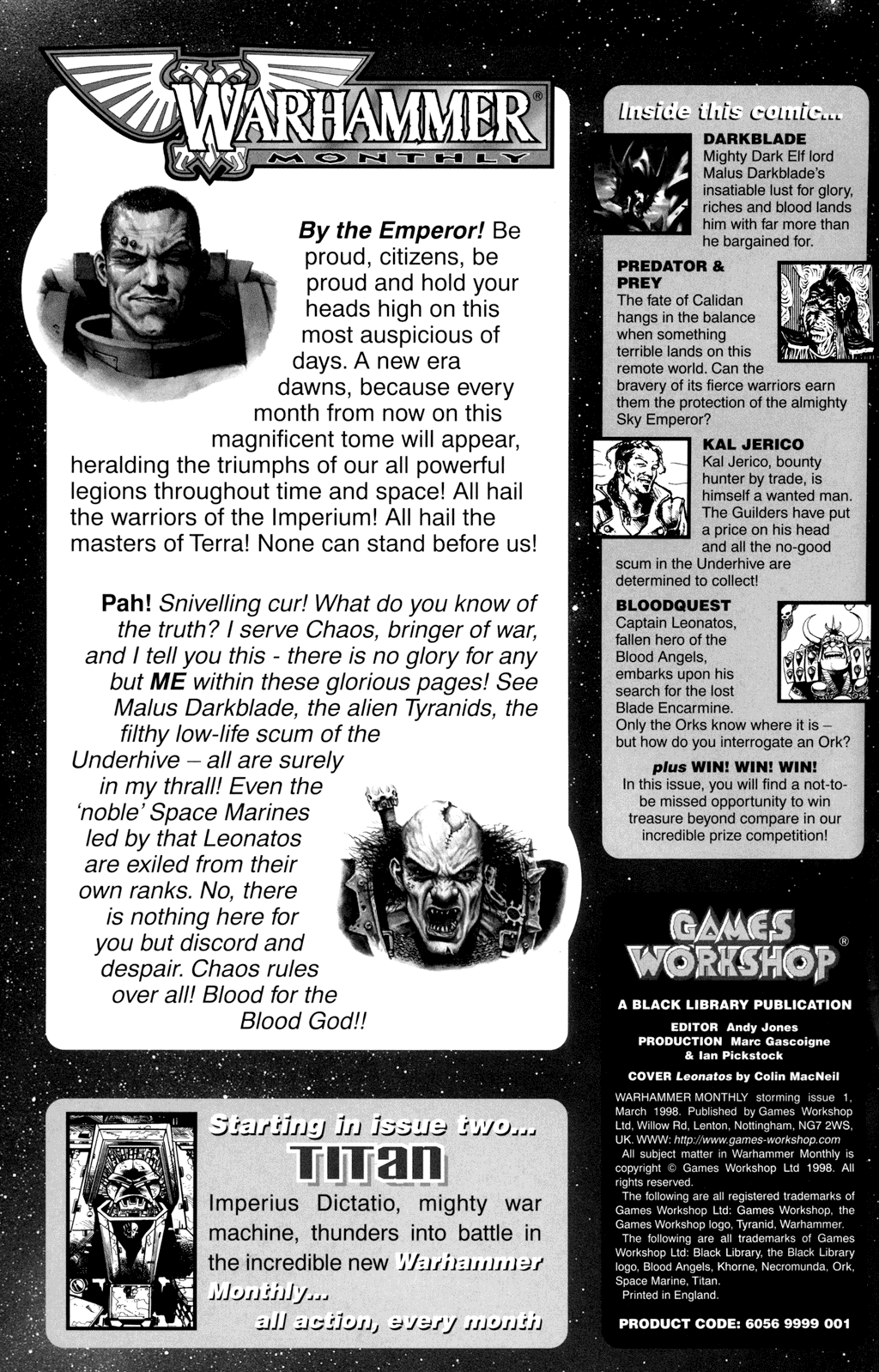 Read online Warhammer Monthly comic -  Issue #1 - 2