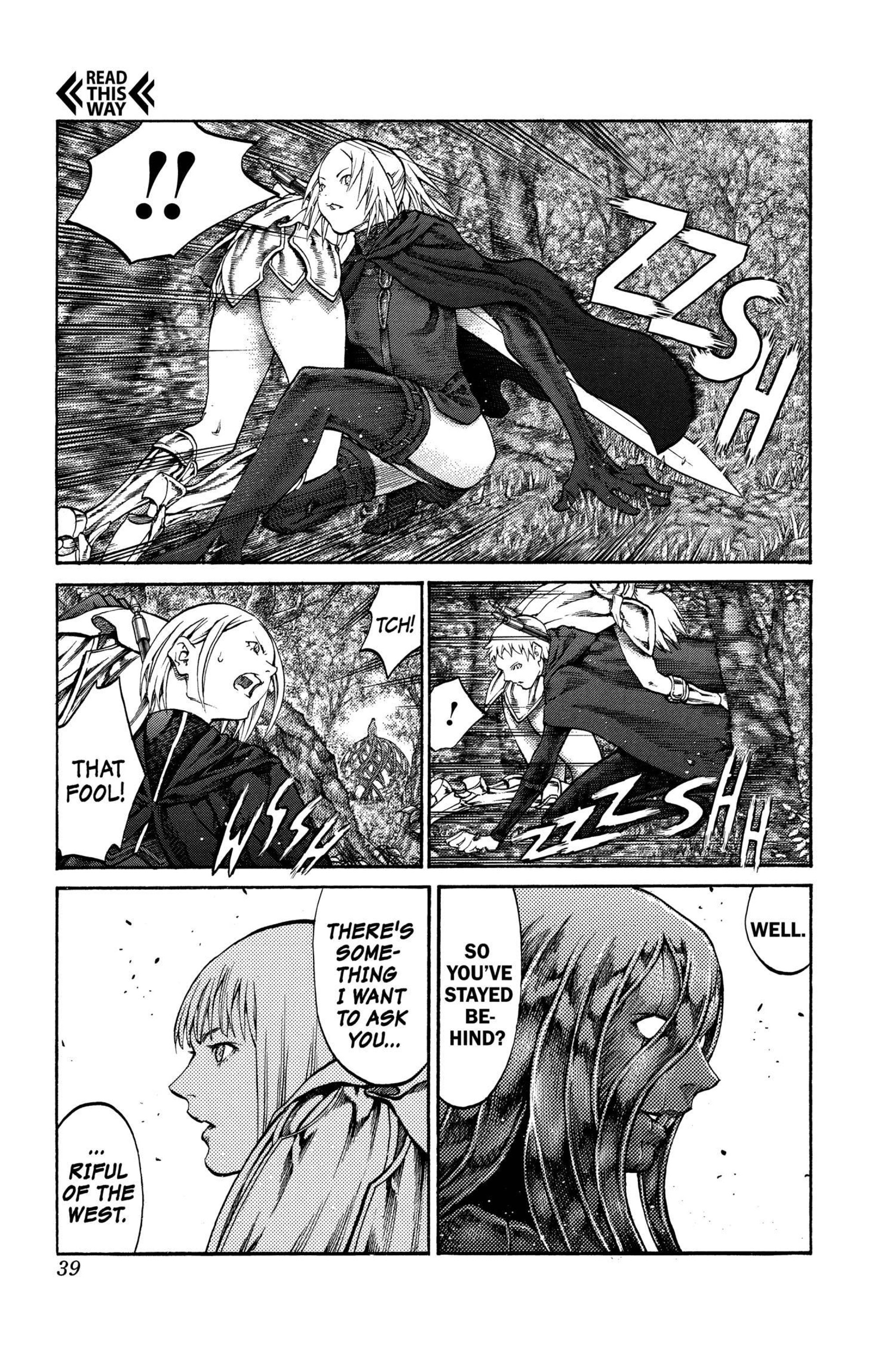 Read online Claymore comic -  Issue #13 - 38