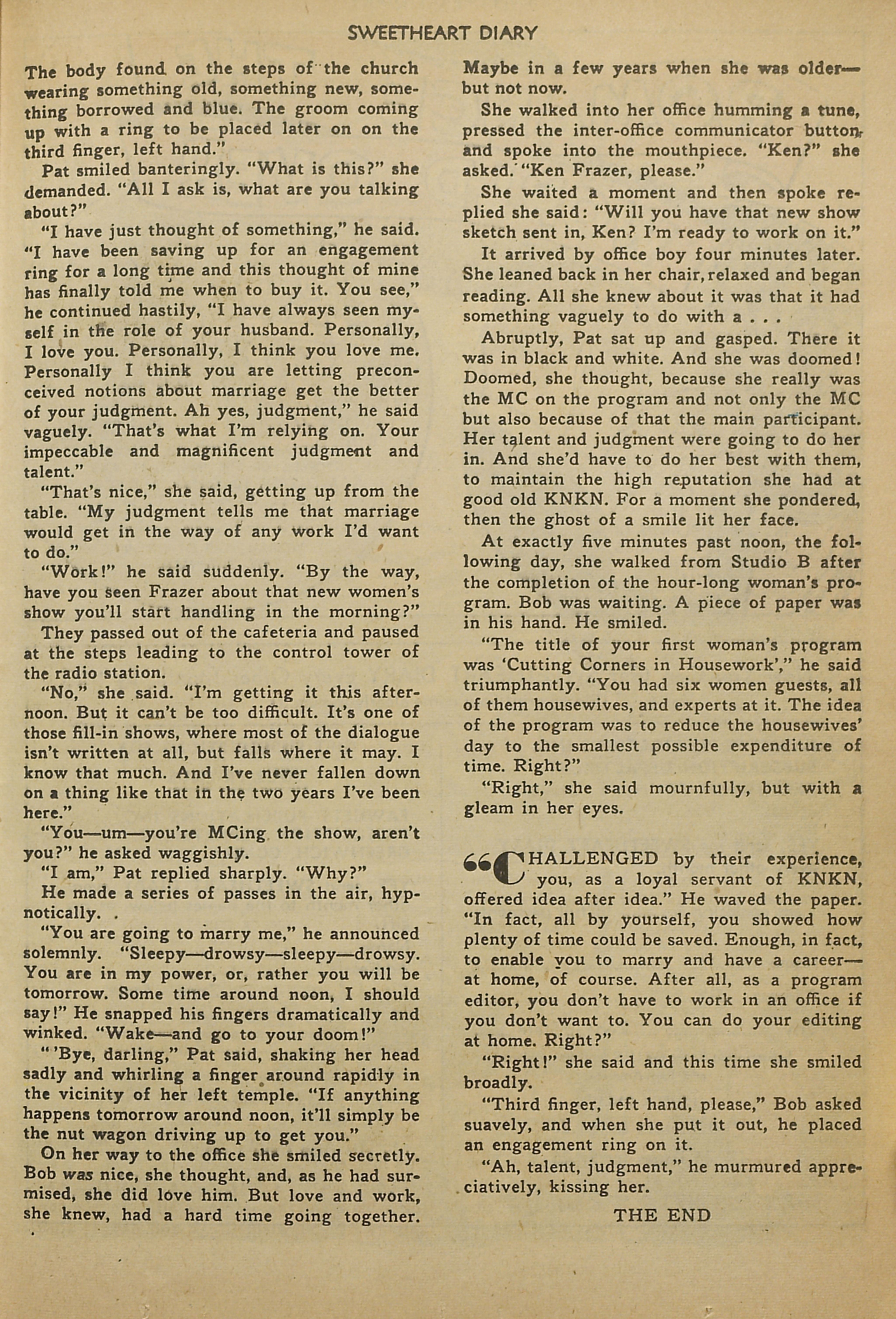 Read online Sweetheart Diary comic -  Issue #13 - 25