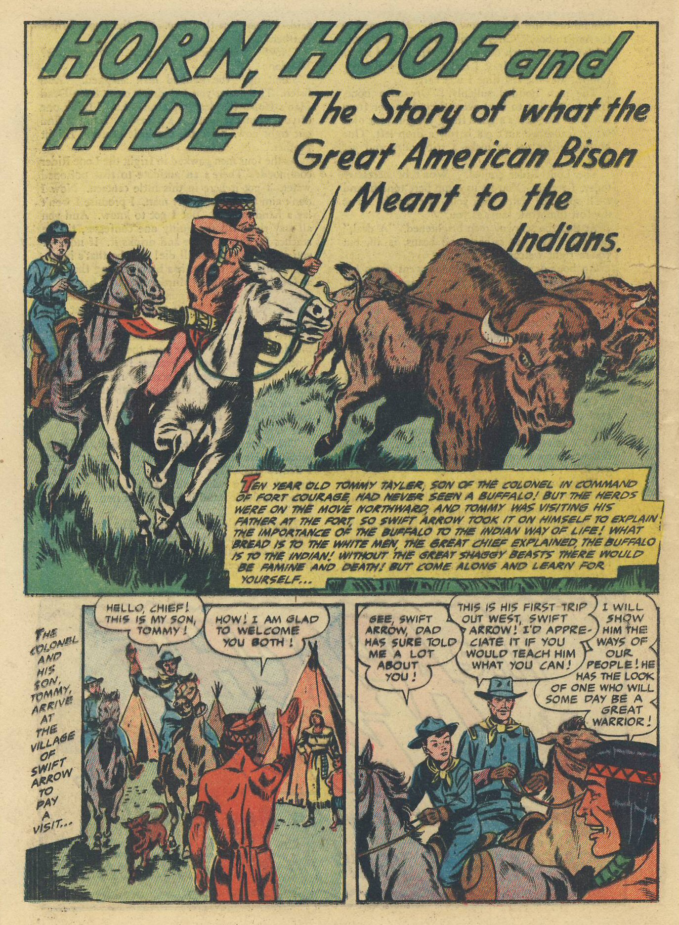 Read online Swift Arrow (1954) comic -  Issue #5 - 22