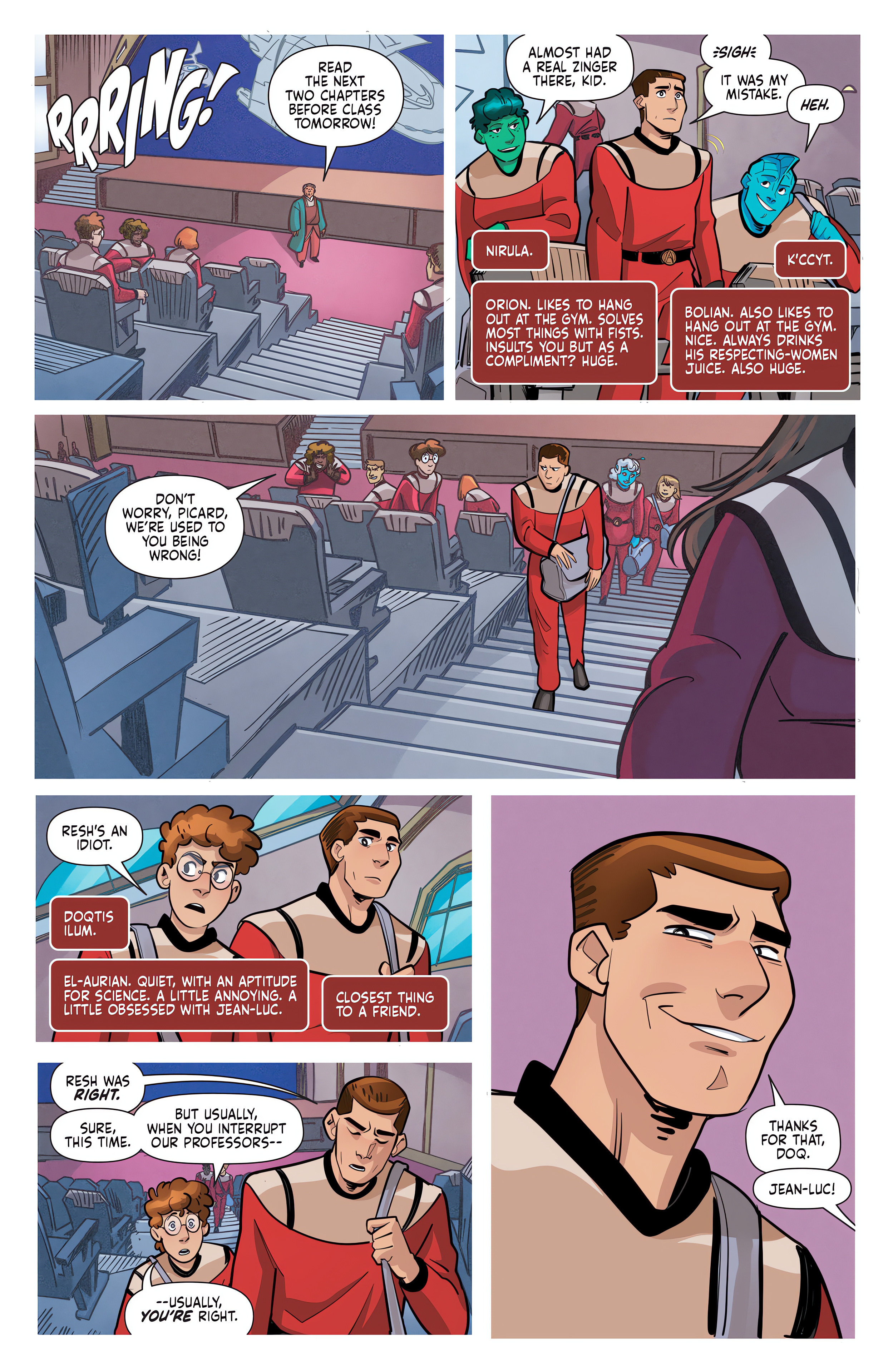 Read online Star Trek: Picard's Academy comic -  Issue #1 - 7