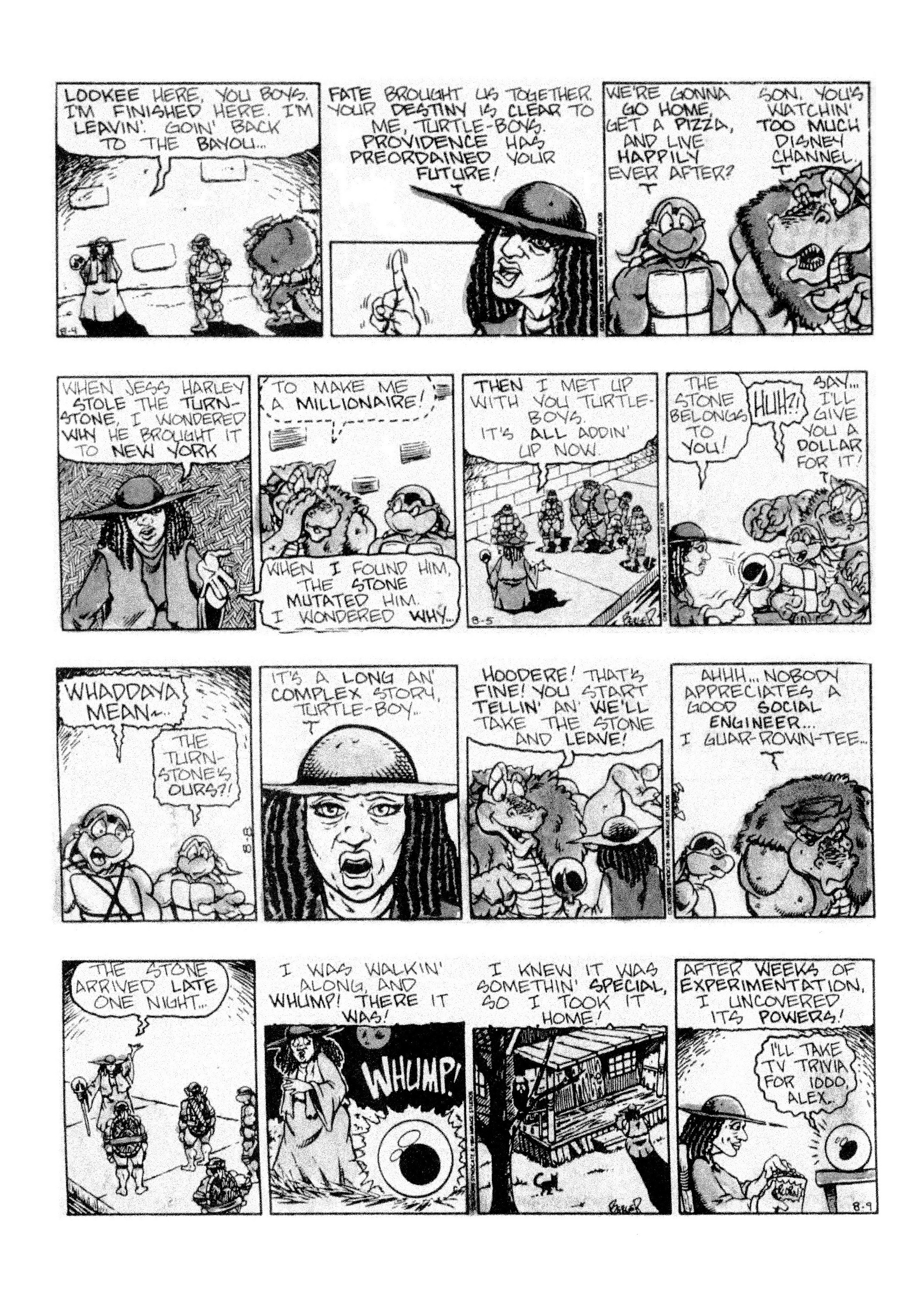 Read online Teenage Mutant Ninja Turtles: Complete Newspaper Daily Comic Strip Collection comic -  Issue # TPB 3 (Part 1) - 42