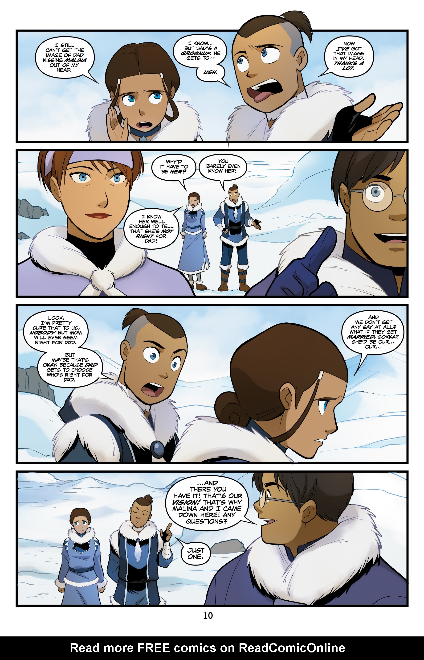 Read online Nickelodeon Avatar: The Last Airbender - North and South comic -  Issue #2 - 12