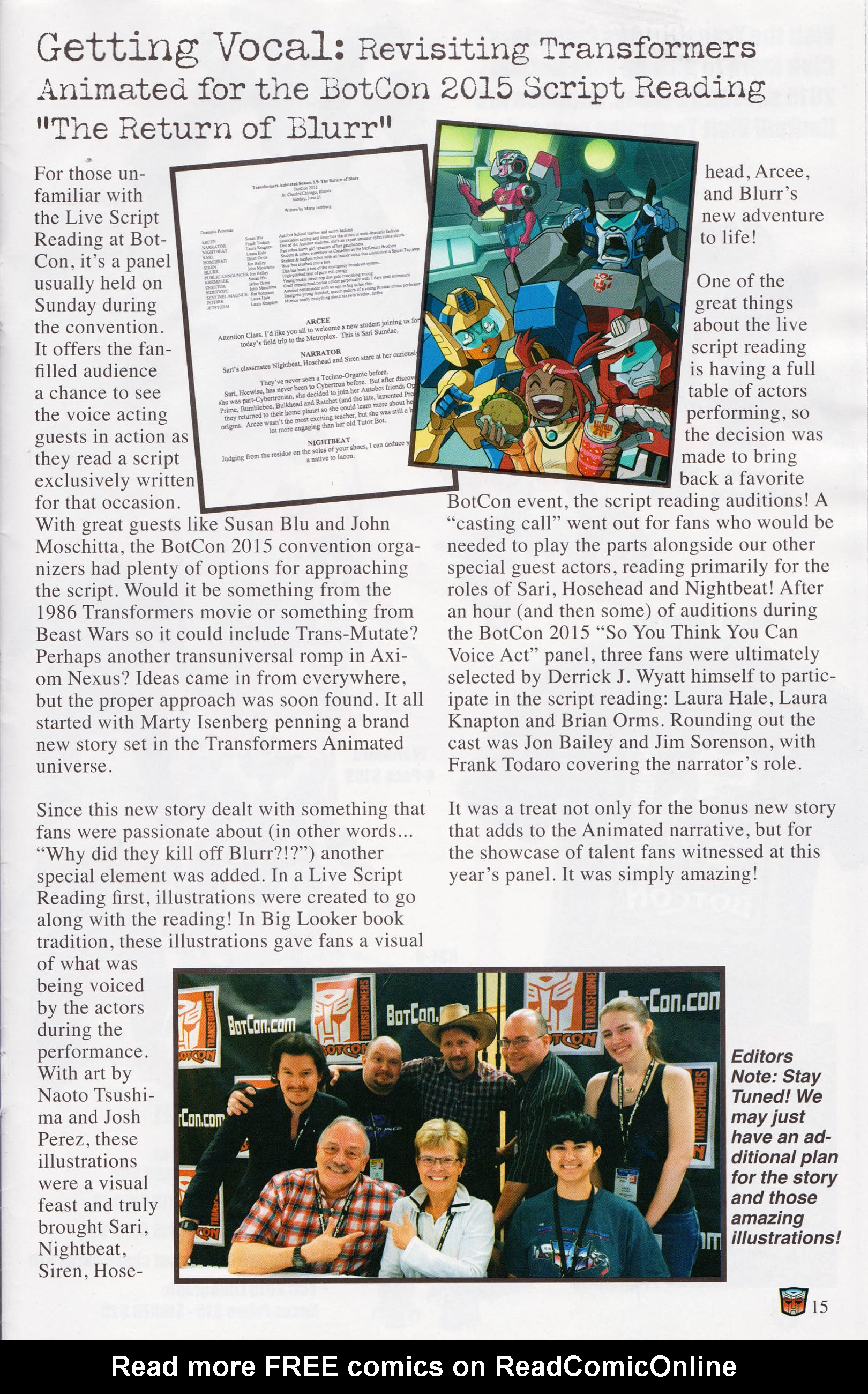 Read online Transformers: Collectors' Club comic -  Issue #64 - 15