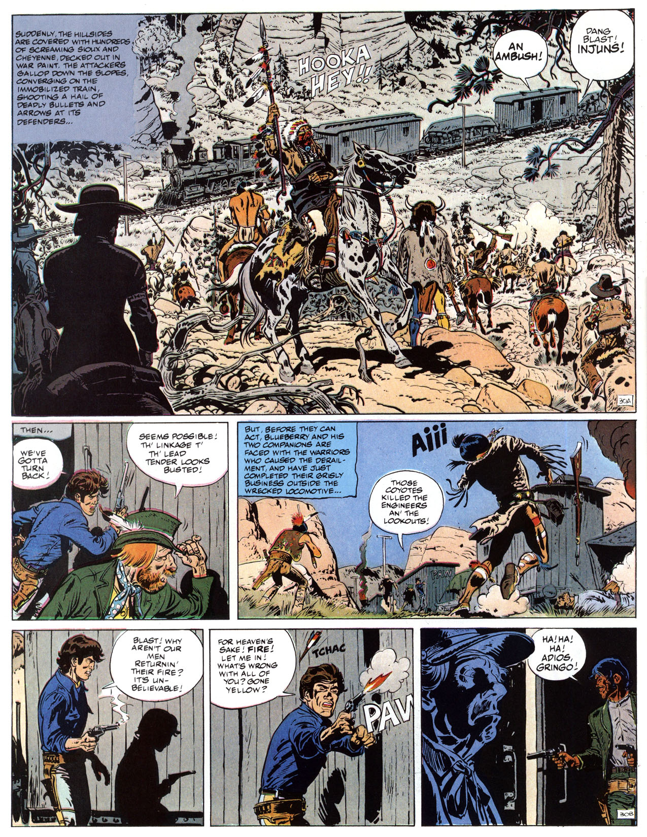 Read online Epic Graphic Novel: Lieutenant Blueberry comic -  Issue #2 - 34