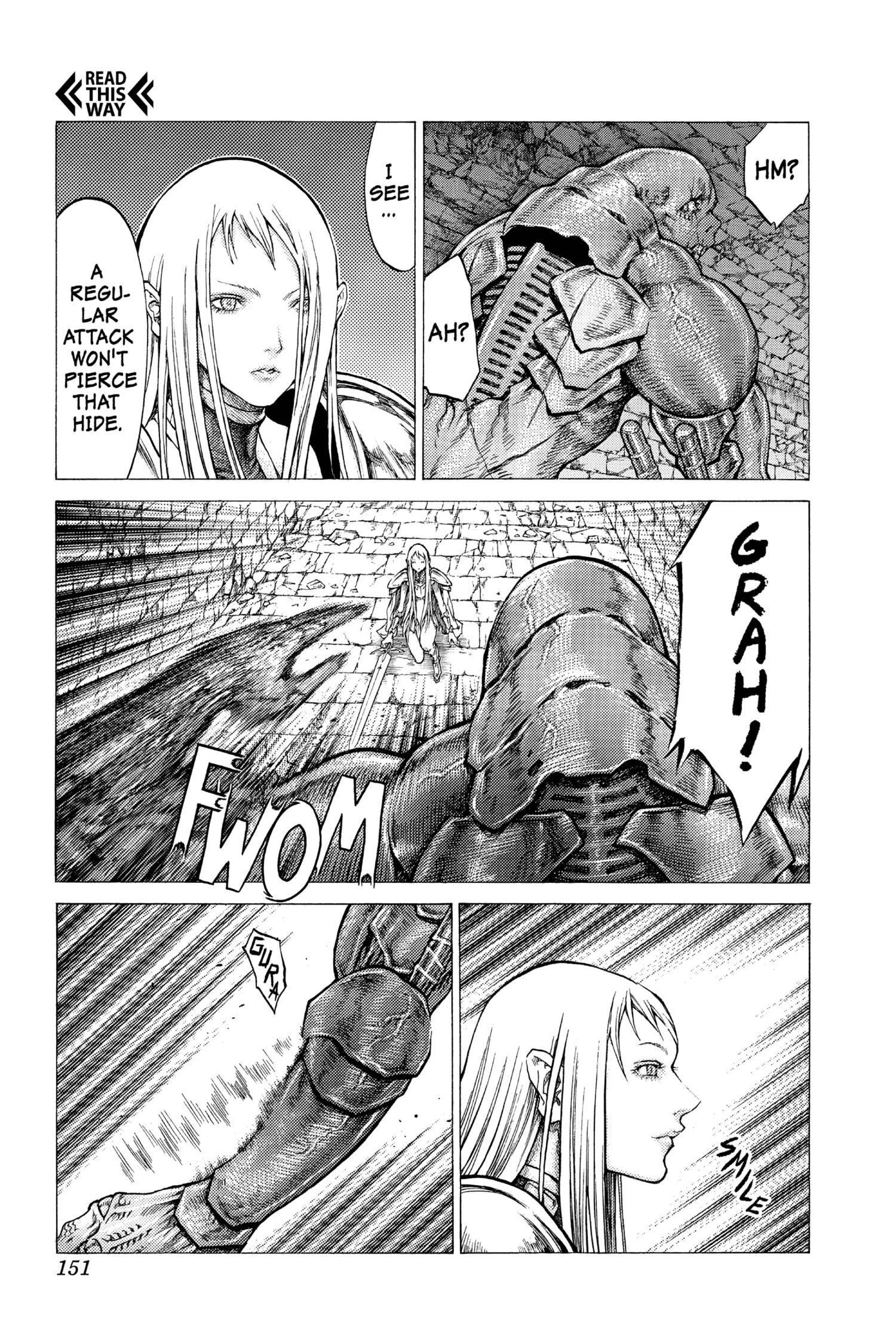 Read online Claymore comic -  Issue #8 - 140